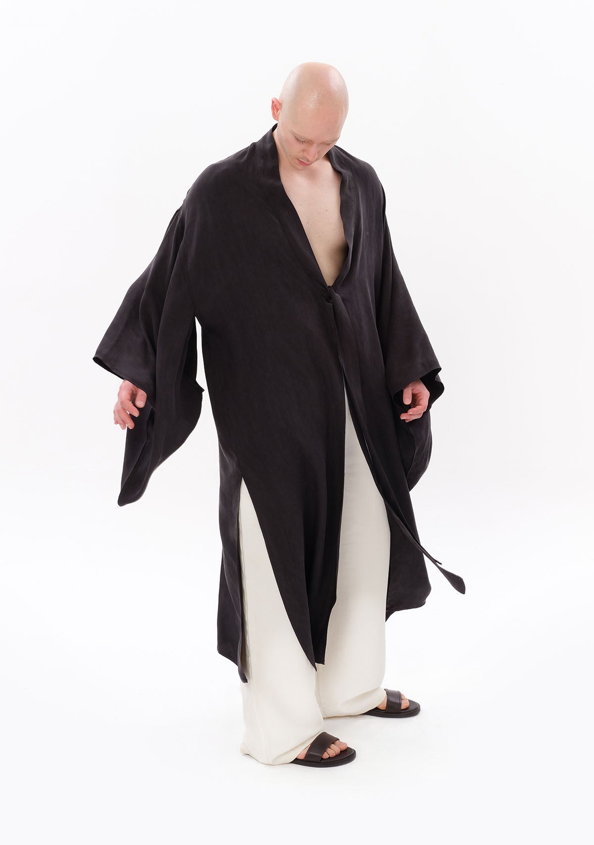 Tiny-Antrasit Luxe Tencel™ Kimono-Kimono-6-Milagron.com