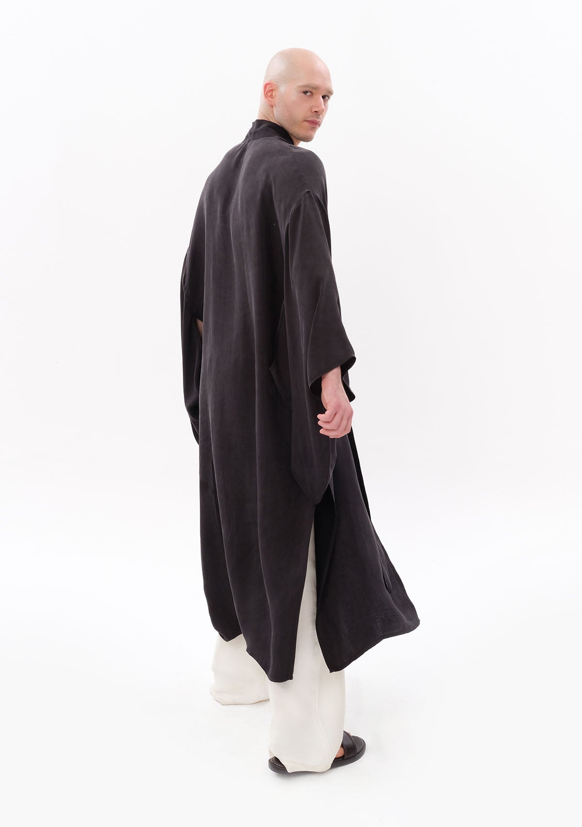 Tiny-Antrasit Luxe Tencel™ Kimono-Kimono-7-Milagron.com