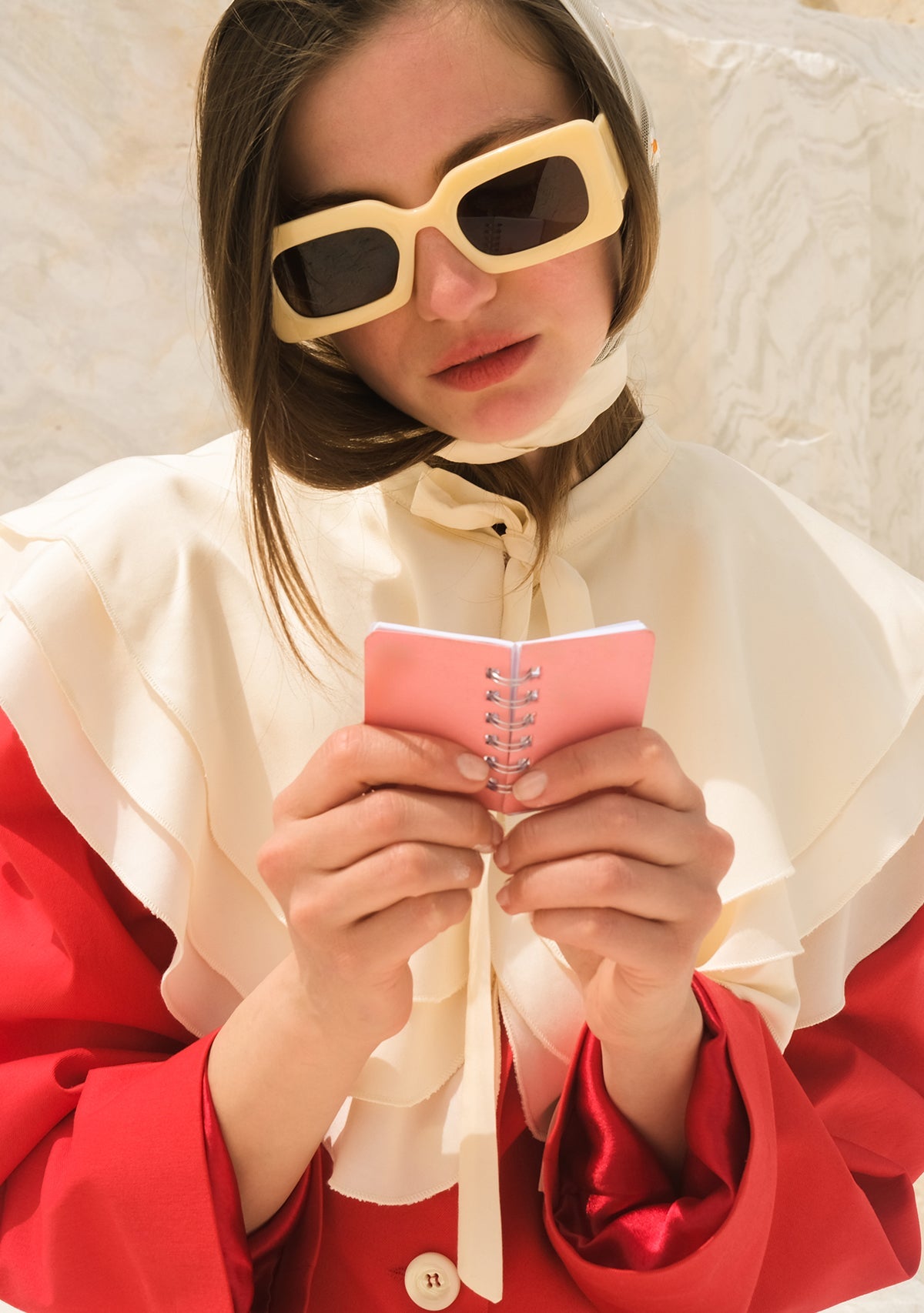 Tiny-Bağlama Detaylı Krem Yaka-Yaka-2-Milagron.com