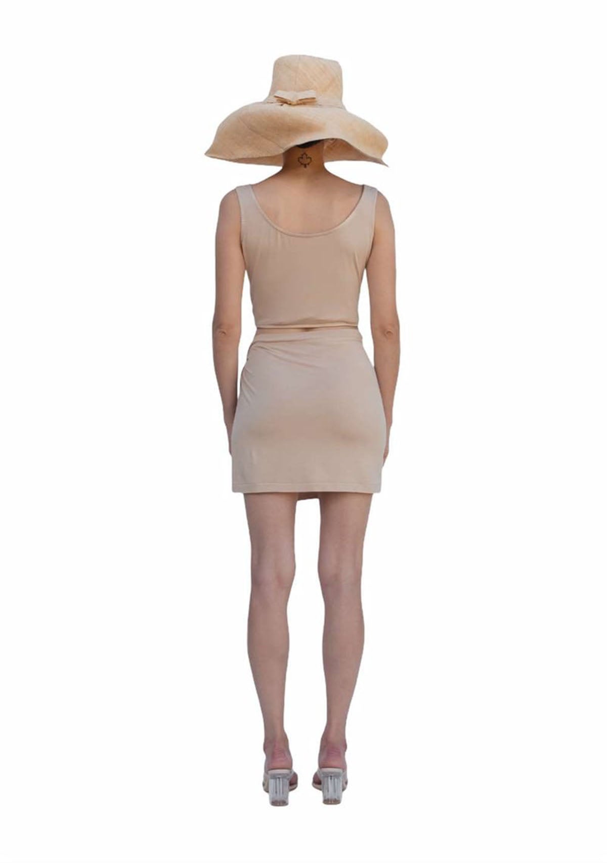 Tiny-Bağlamalı Sıfır Kol Nude Bluz-Bluz-2-Milagron.com