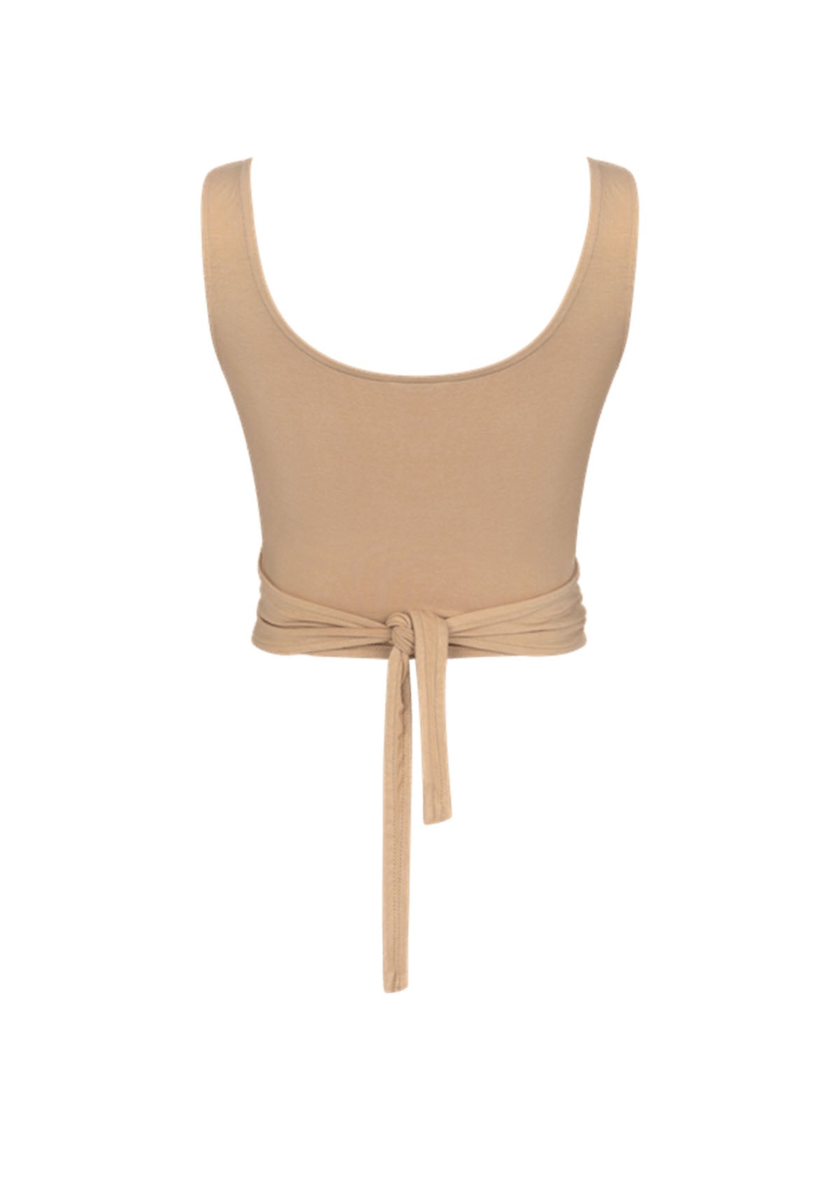 Tiny-Bağlamalı Sıfır Kol Nude Bluz-Bluz-8-Milagron.com