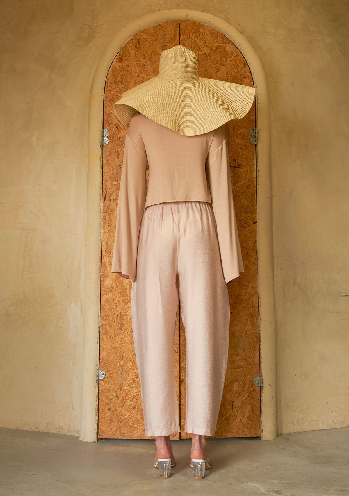 Tiny-Bağlamalı Yarasa Kol Nude Bluz-Bluz-2-Milagron.com