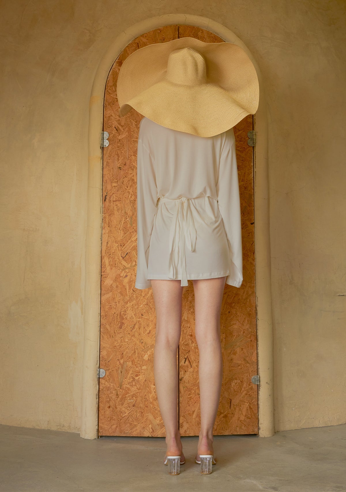 Tiny-Bej Bağlamalı Gömlek-Gömlek-2-Milagron.com