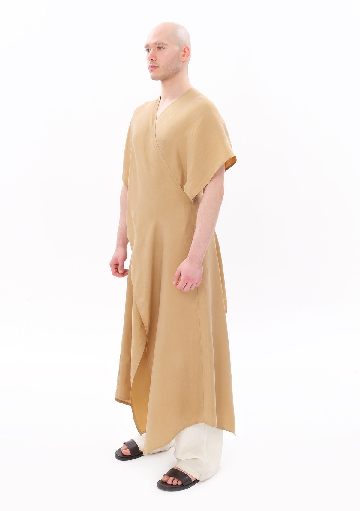 Tiny-Bej Luxe Tencel™ Elbise-Elbise-11-Milagron.com