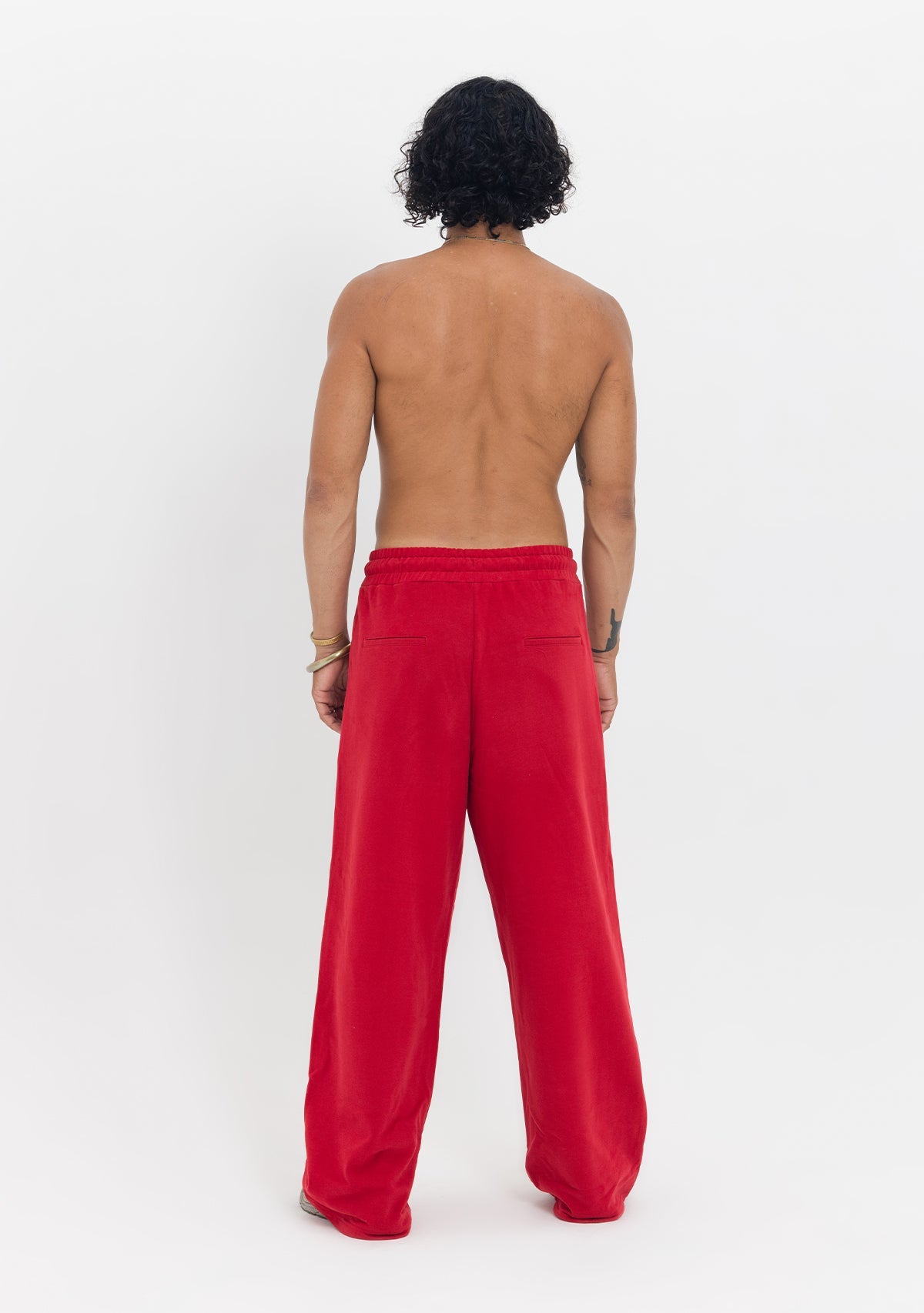 Tiny-Beli Lastikli Rahat Kesim Kırmızı Eşofman Altı-Eşofman-2-Milagron.com