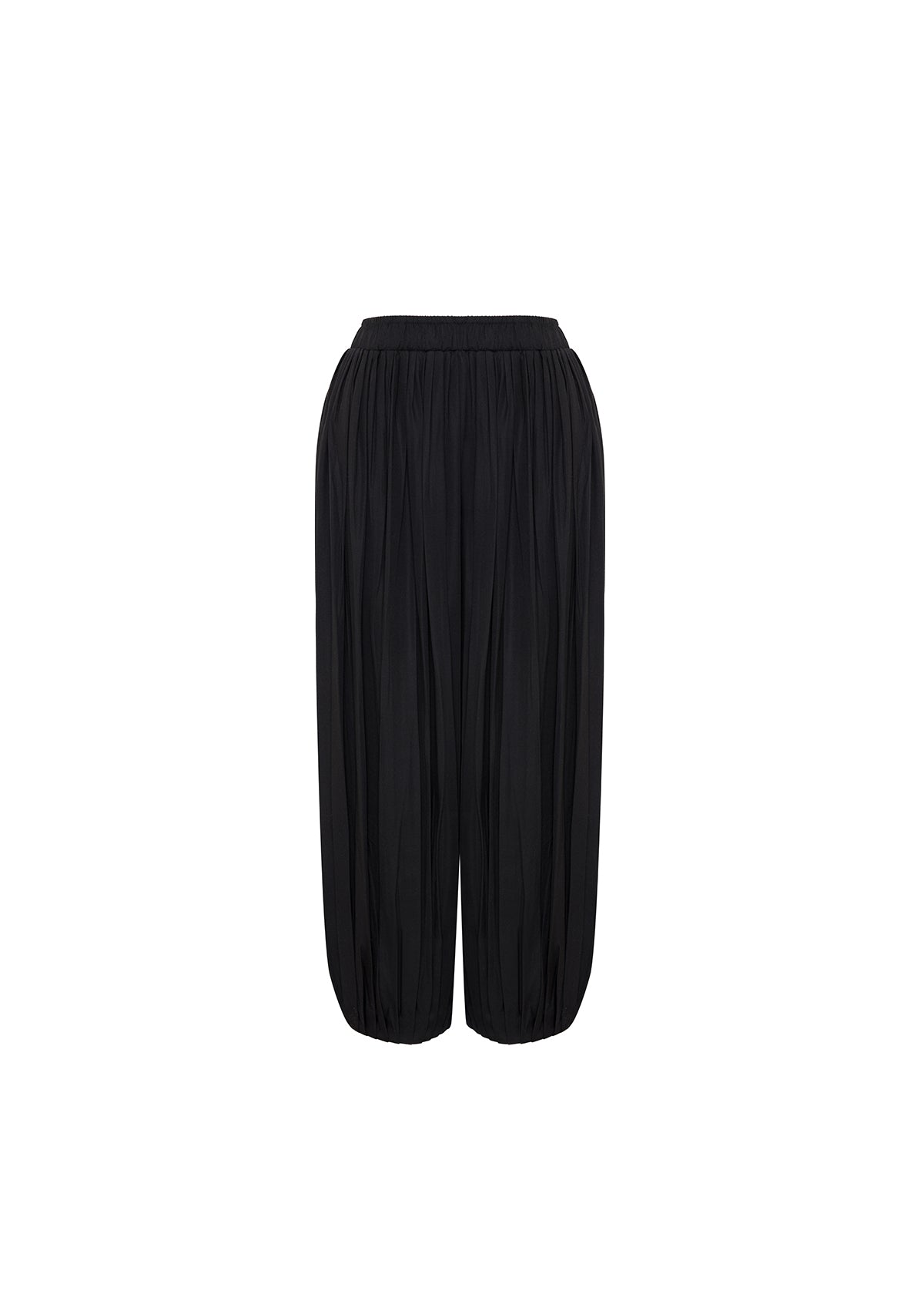 Tiny-Beli Lastikli Tencel™ Siyah şalvar Pantolon-Pantolon-9-Milagron.com