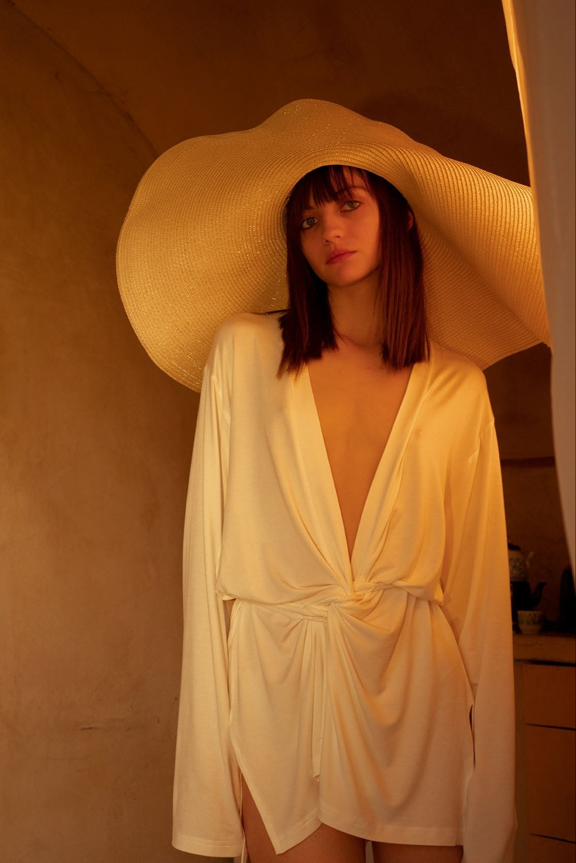 Tiny-Beyaz Bağlamalı Gömlek-Gömlek-1-Milagron.com