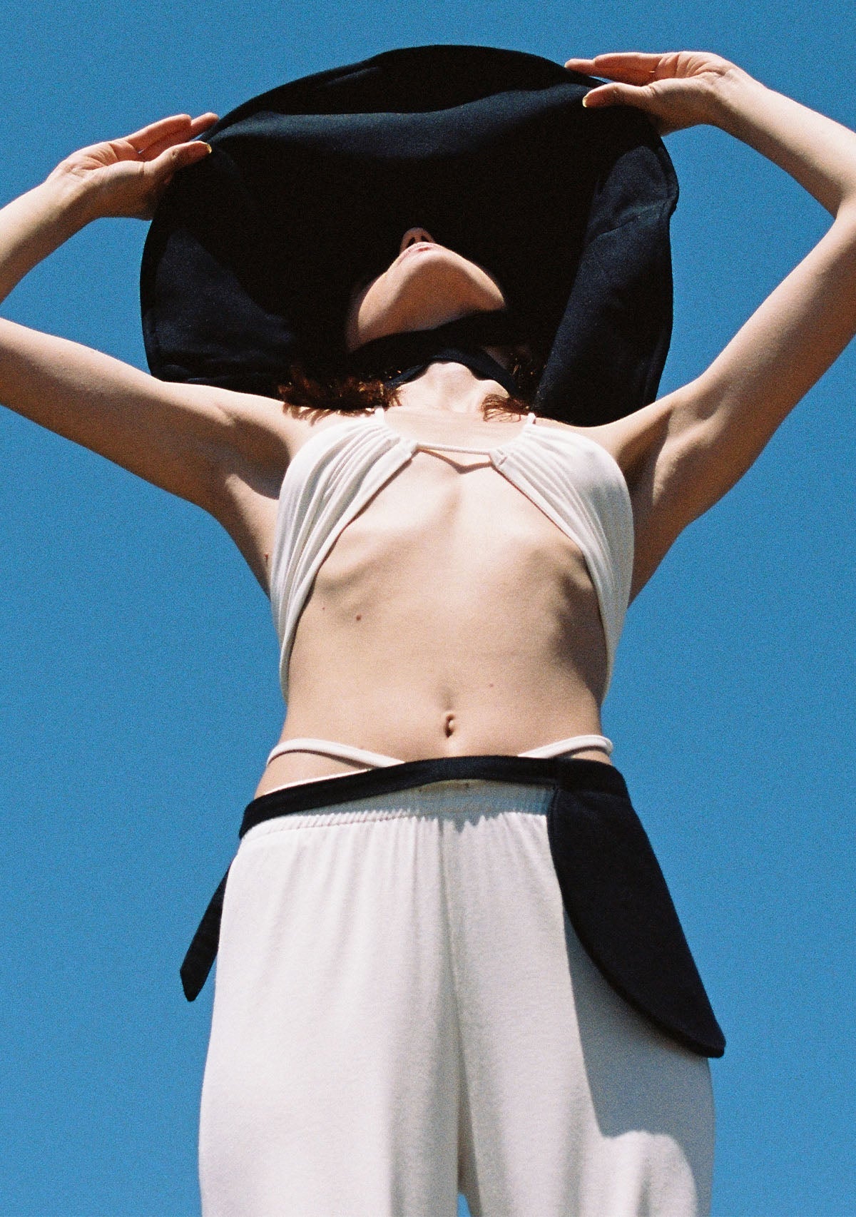 Tiny-Beyaz İnce Askılı Bağlamalı Üst-Top-3-Milagron.com