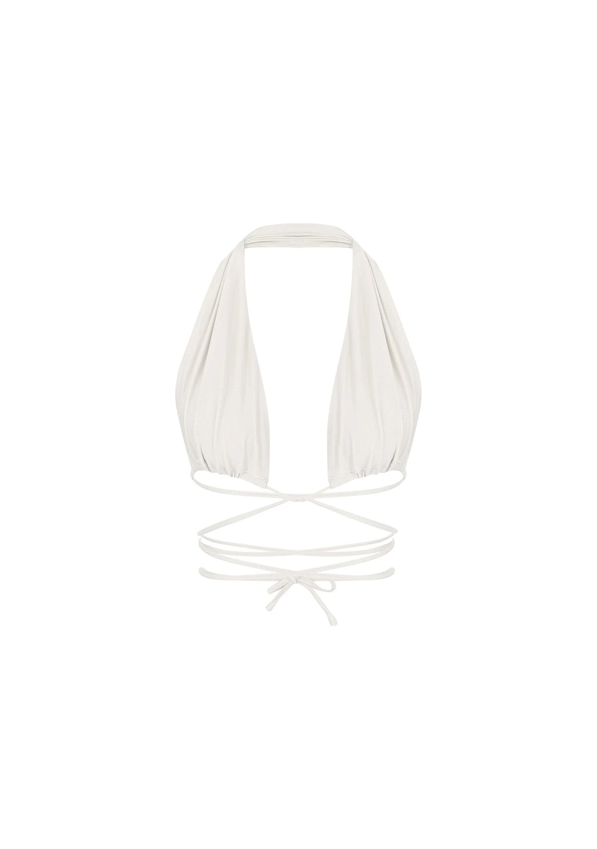 Tiny-Beyaz İnce Askılı Bağlamalı Üst-Top-6-Milagron.com