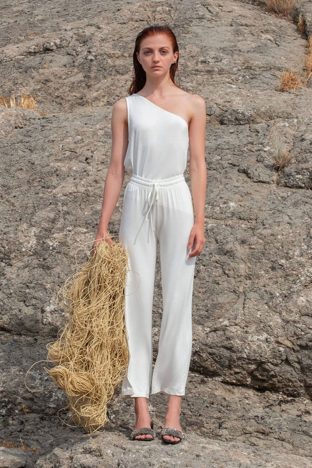 Tiny-Beyaz İnce Eşofman Altı-Eşofman-1-Milagron.com