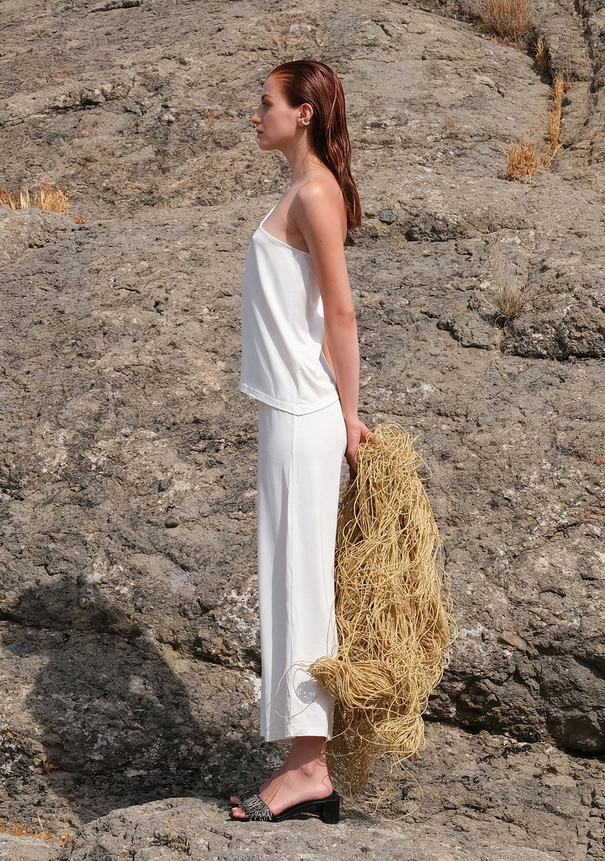 Tiny-Beyaz İnce Eşofman Altı-Eşofman-2-Milagron.com