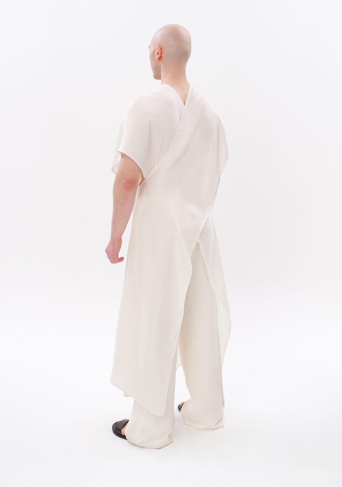 Tiny-Beyaz Luxe Tencel™ Elbise-Elbise-10-Milagron.com