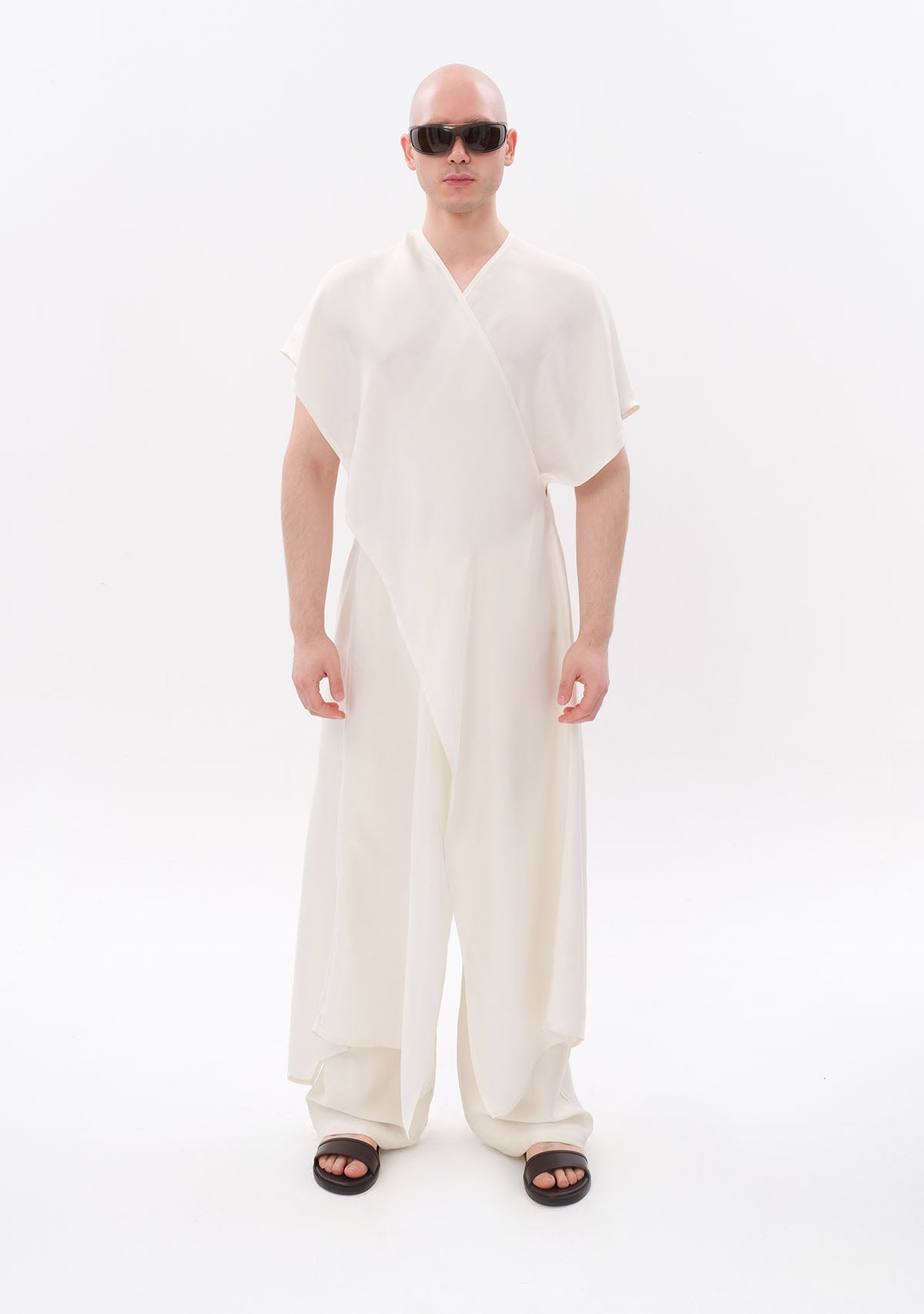 Tiny-Beyaz Luxe Tencel™ Elbise-Elbise-11-Milagron.com