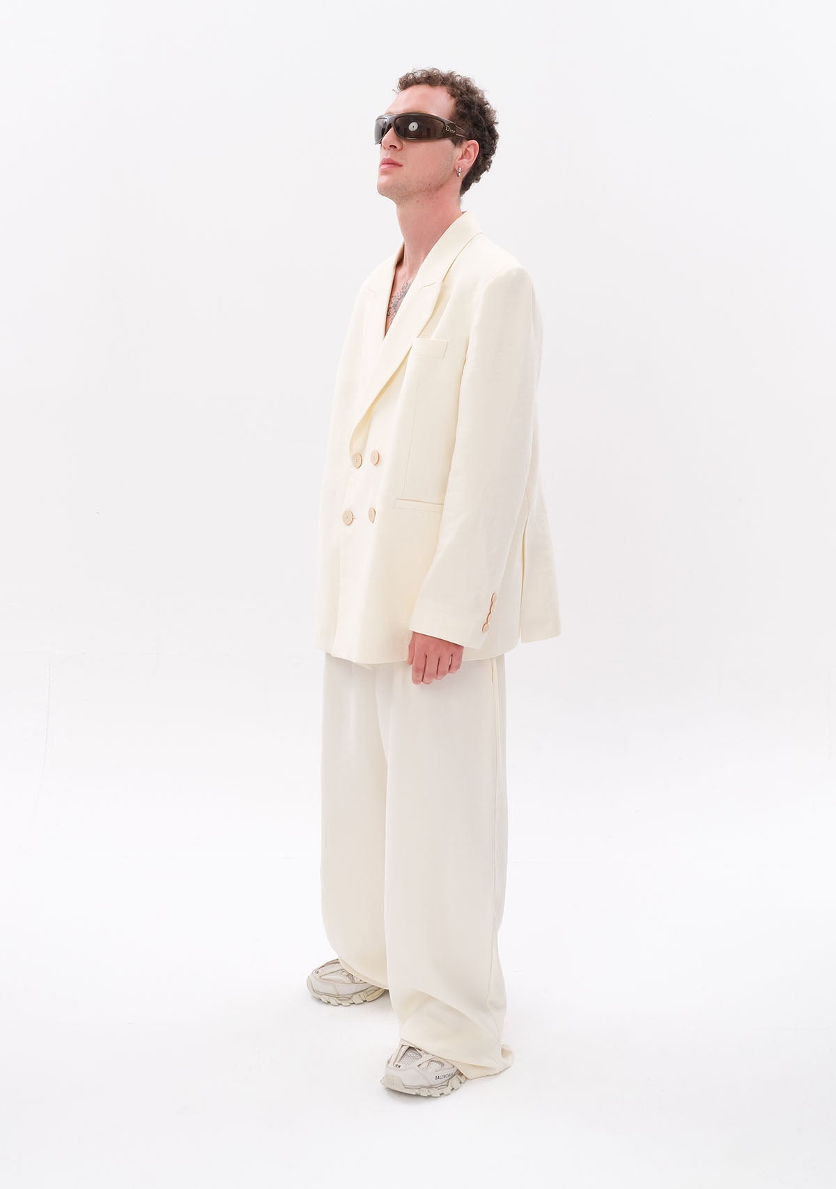 Tiny-Beyaz Tencel™ Blazer-Ceket-11-Milagron.com