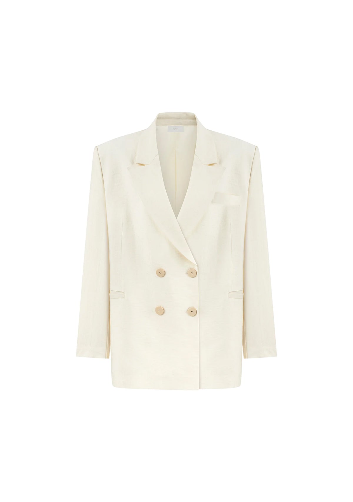 Tiny-Beyaz Tencel™ Blazer-Ceket-12-Milagron.com