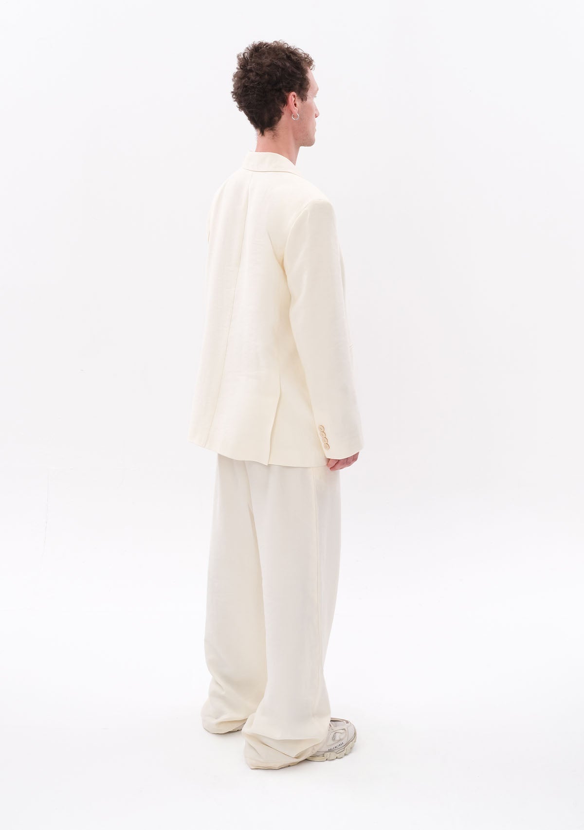 Tiny-Beyaz Tencel™ Blazer-Ceket-7-Milagron.com