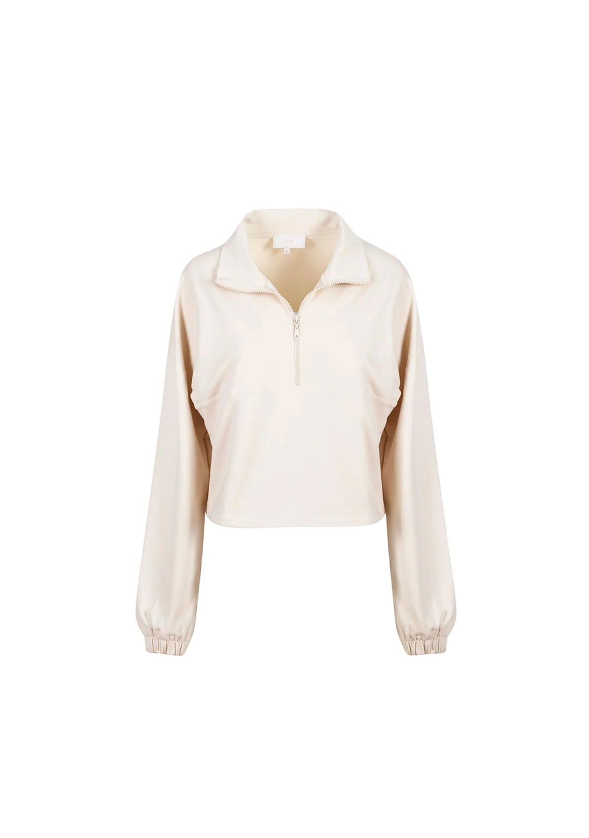 Tiny-Boğazda Fermuar Detaylı Krem Sweatshirt-Sweatshirts & Hoodies-8-Milagron.com