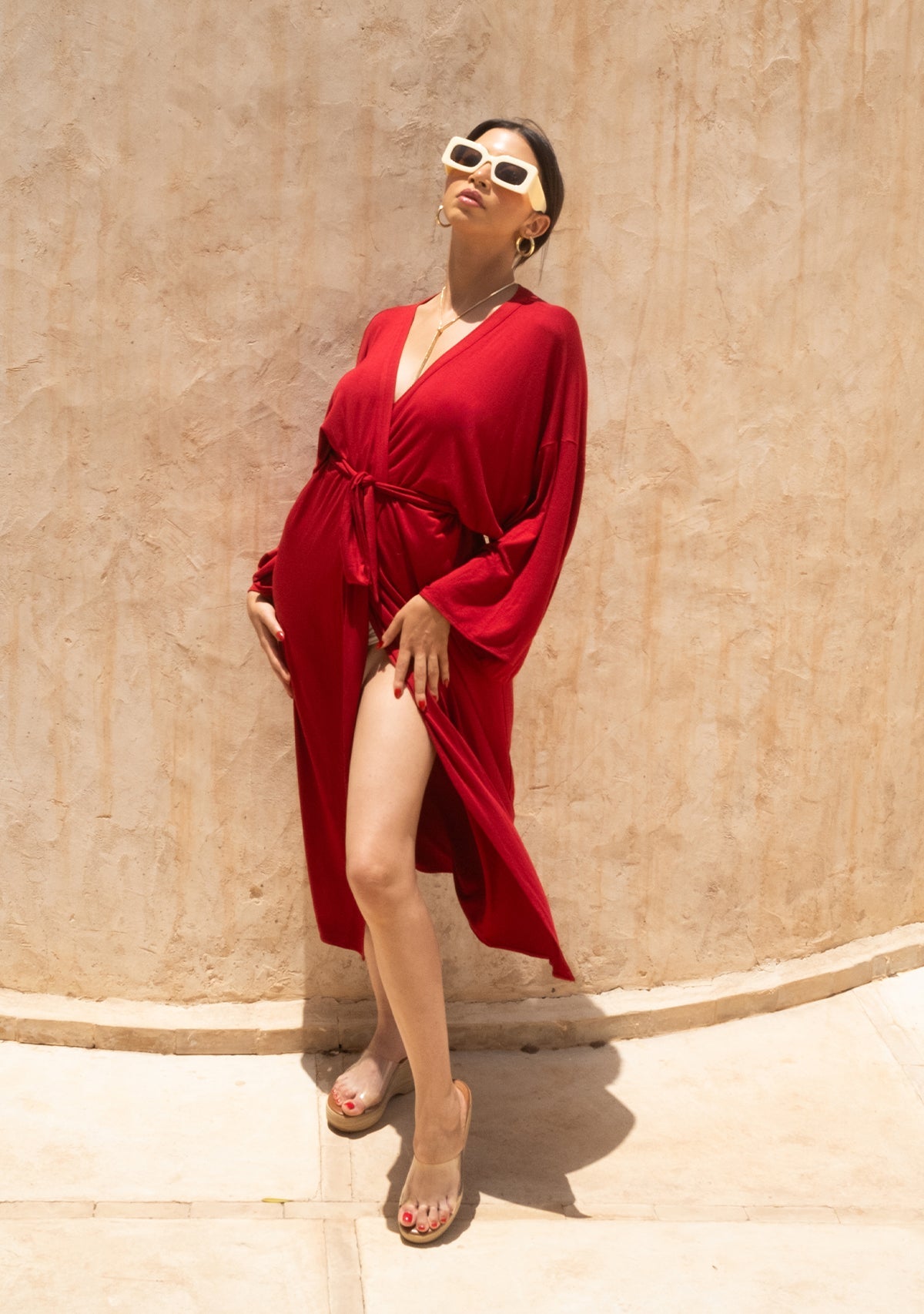 Tiny-Bordo Kimono-Kimono-6-Milagron.com