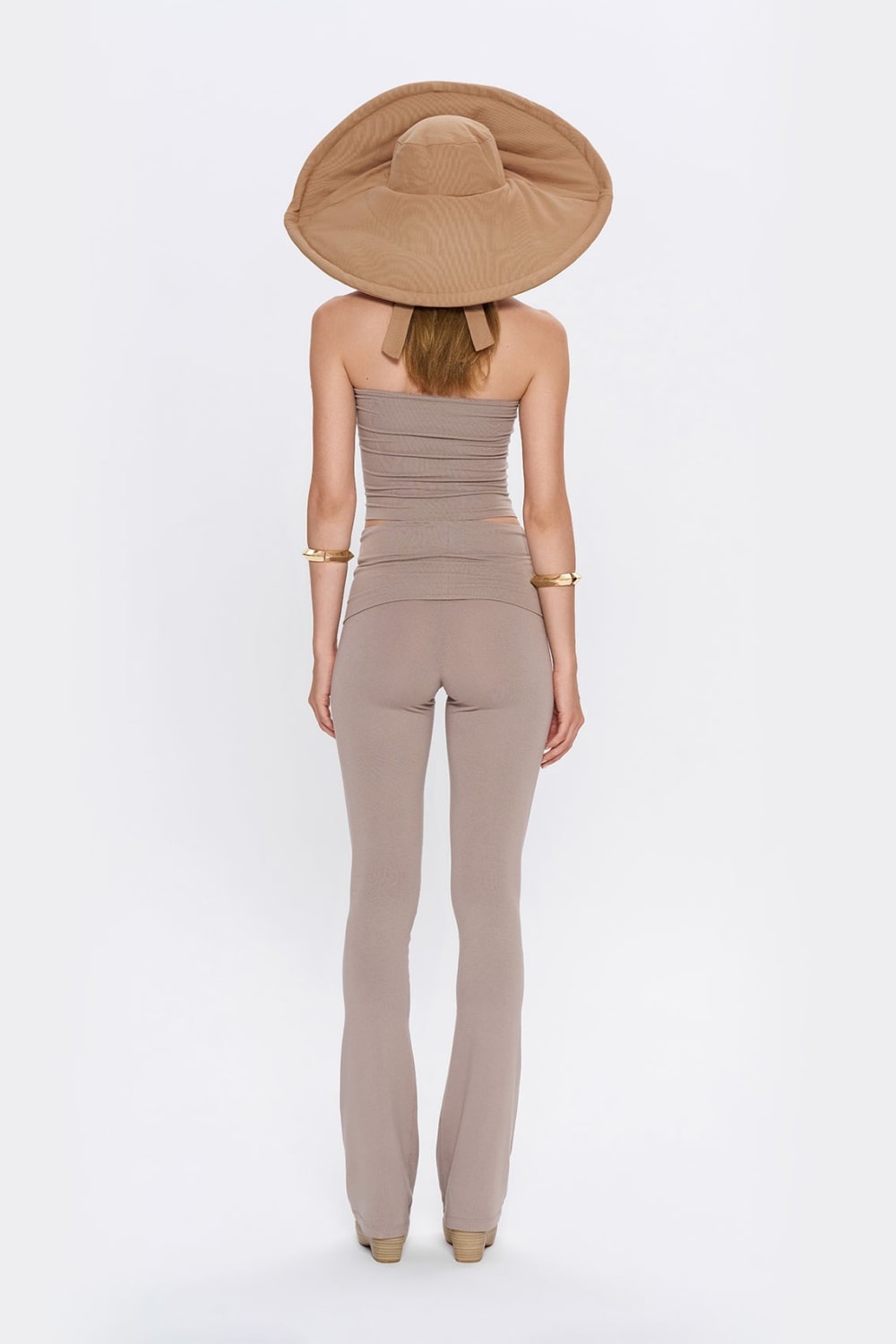 Tiny-Çapraz Bant Detaylı Straplez Açık Kahverengi Büstiyer-Top-7-Milagron.com