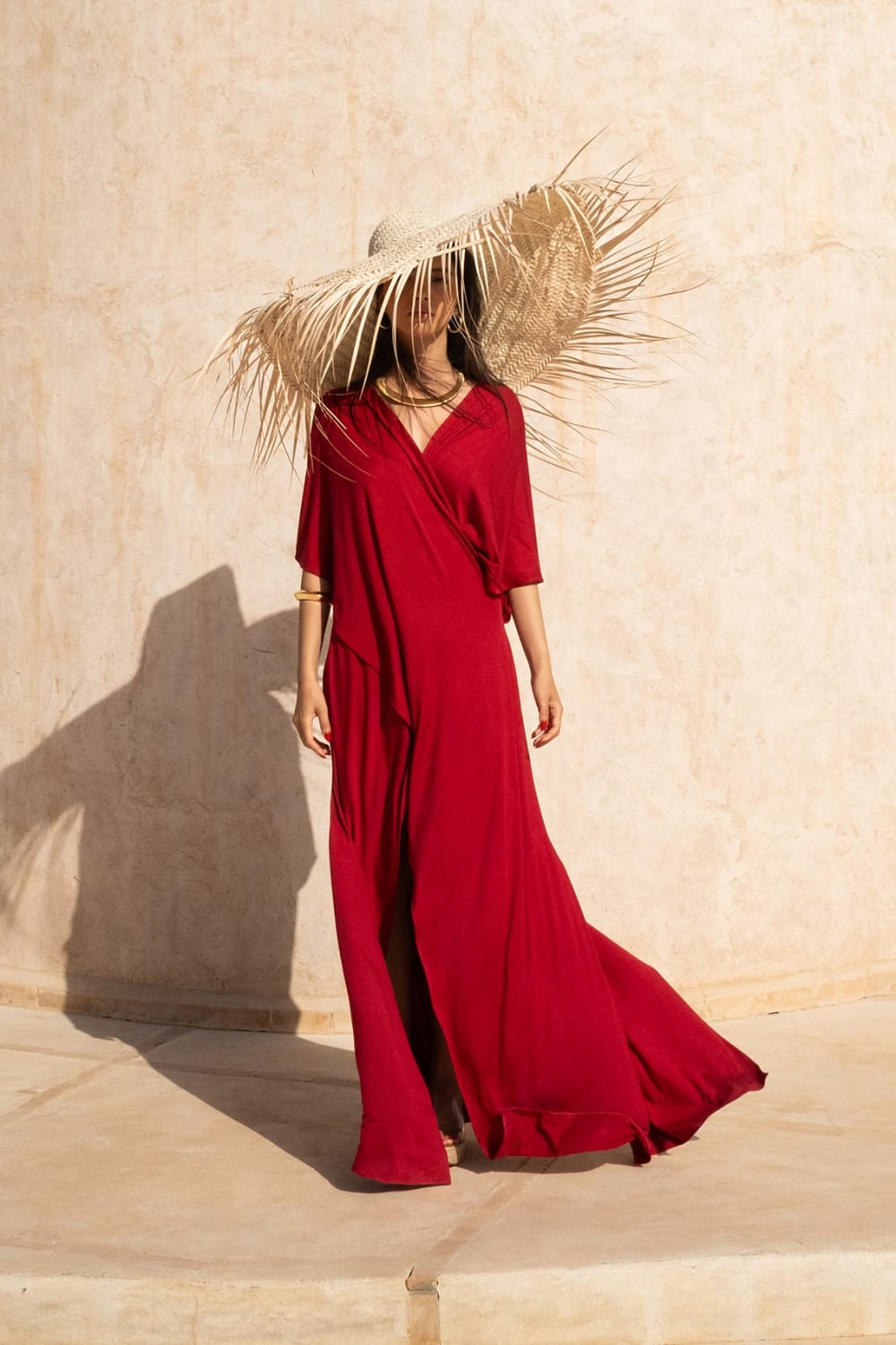 Tiny-Çapraz Bordo Elbise-Elbise-1-Milagron.com