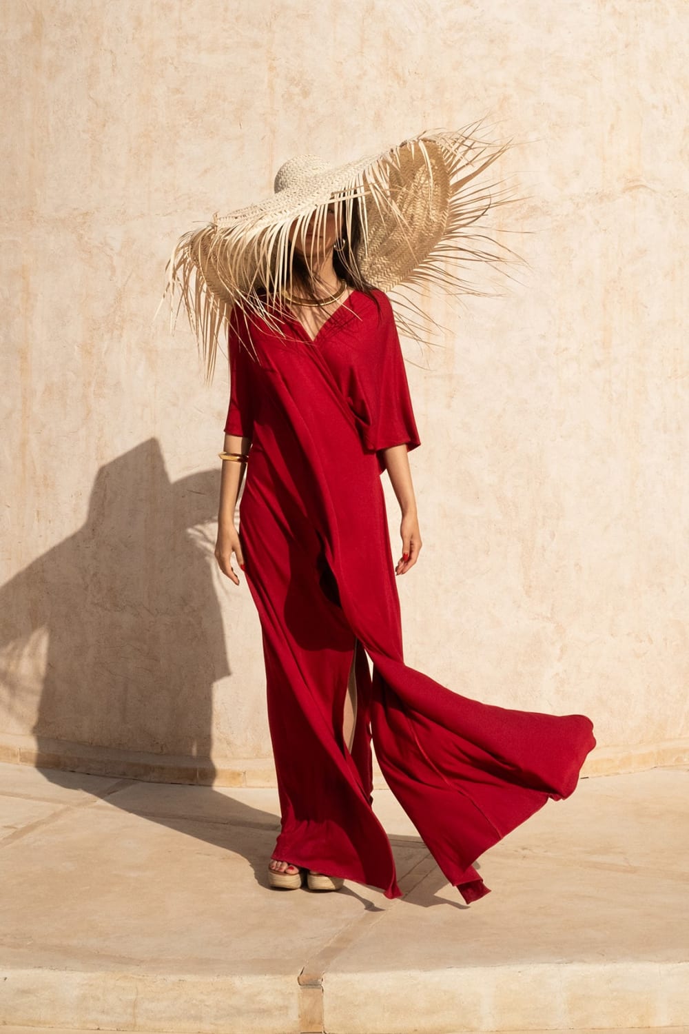 Tiny-Çapraz Bordo Elbise-Elbise-4-Milagron.com