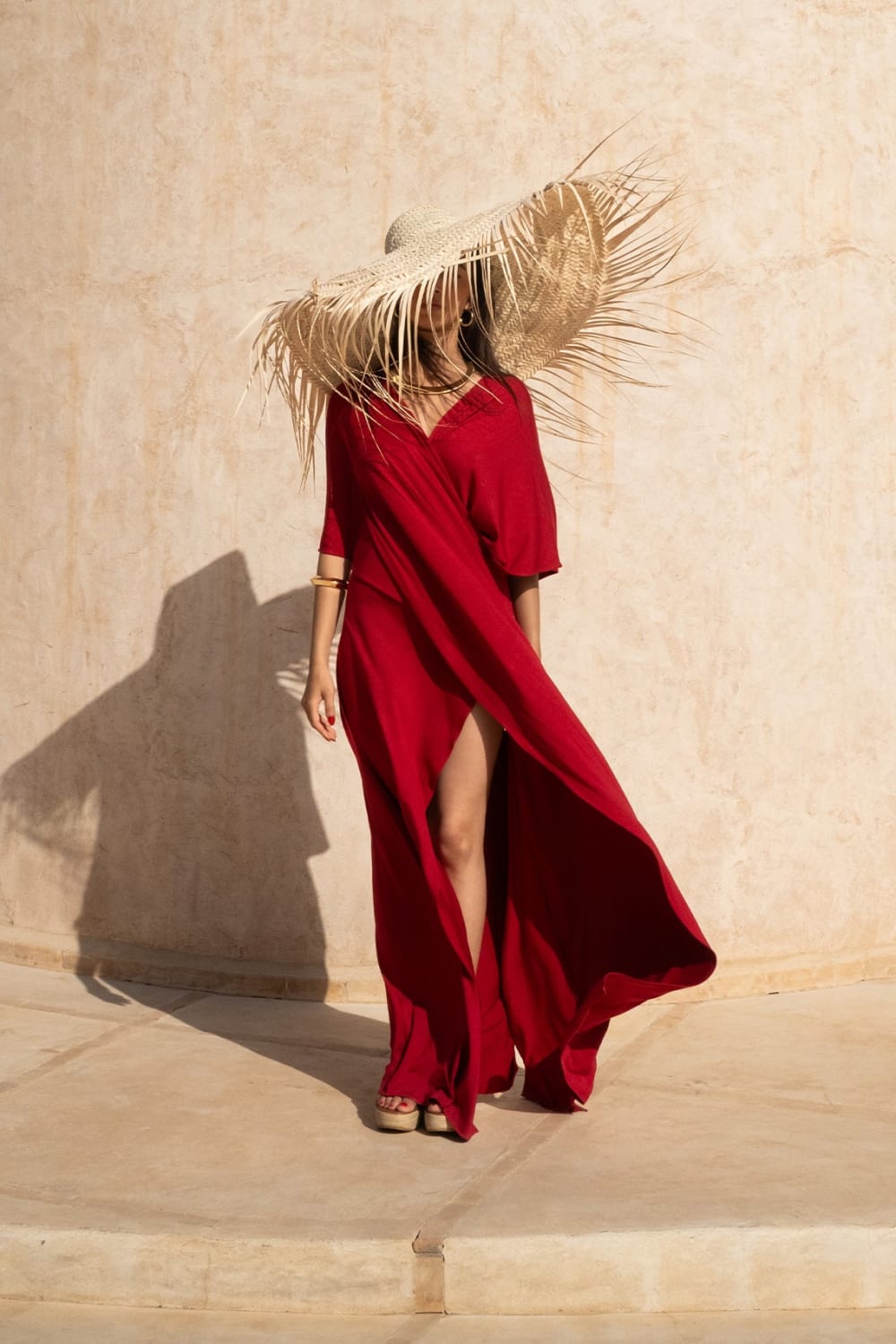 Tiny-Çapraz Bordo Elbise-Elbise-6-Milagron.com