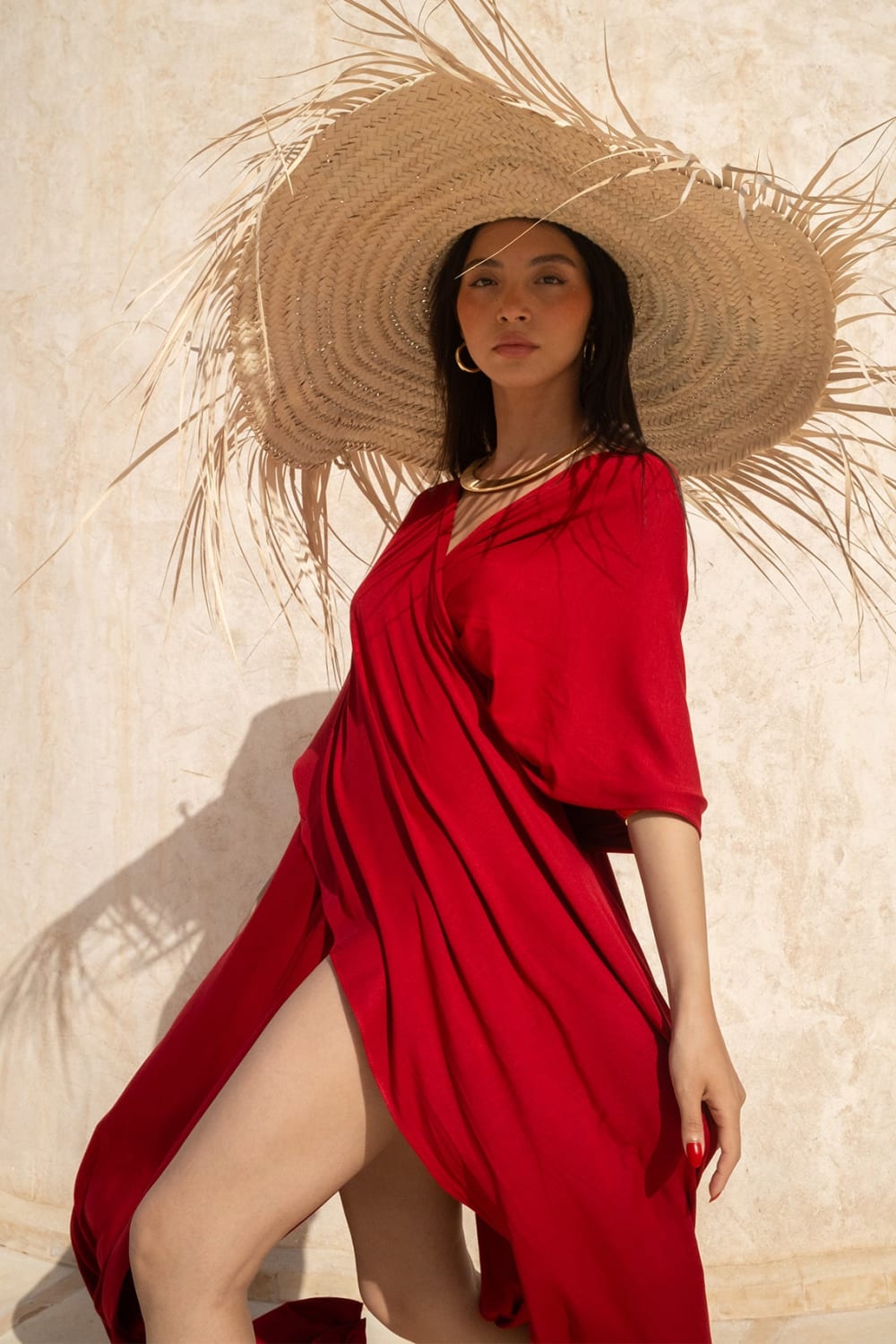 Tiny-Çapraz Bordo Elbise-Elbise-7-Milagron.com