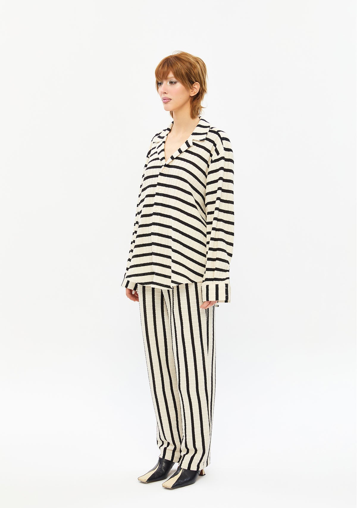 Tiny-Çizgili Triko Gömlek-Gömlek-3-Milagron.com