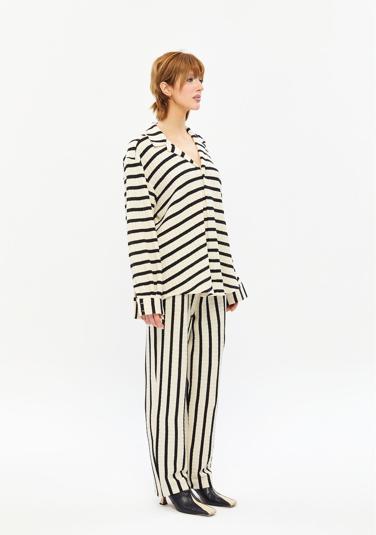 Tiny-Çizgili Triko Gömlek-Gömlek-6-Milagron.com