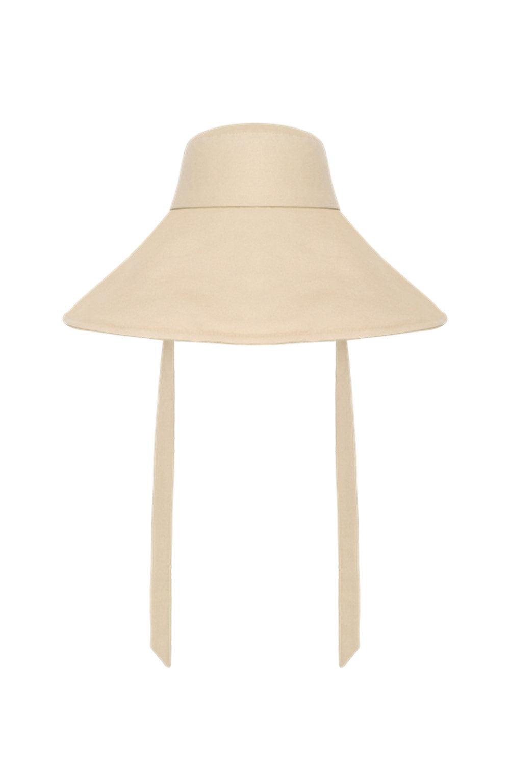 Tiny-Gölgelikli Büyük Krem Şapka-Şapka-3-Milagron.com