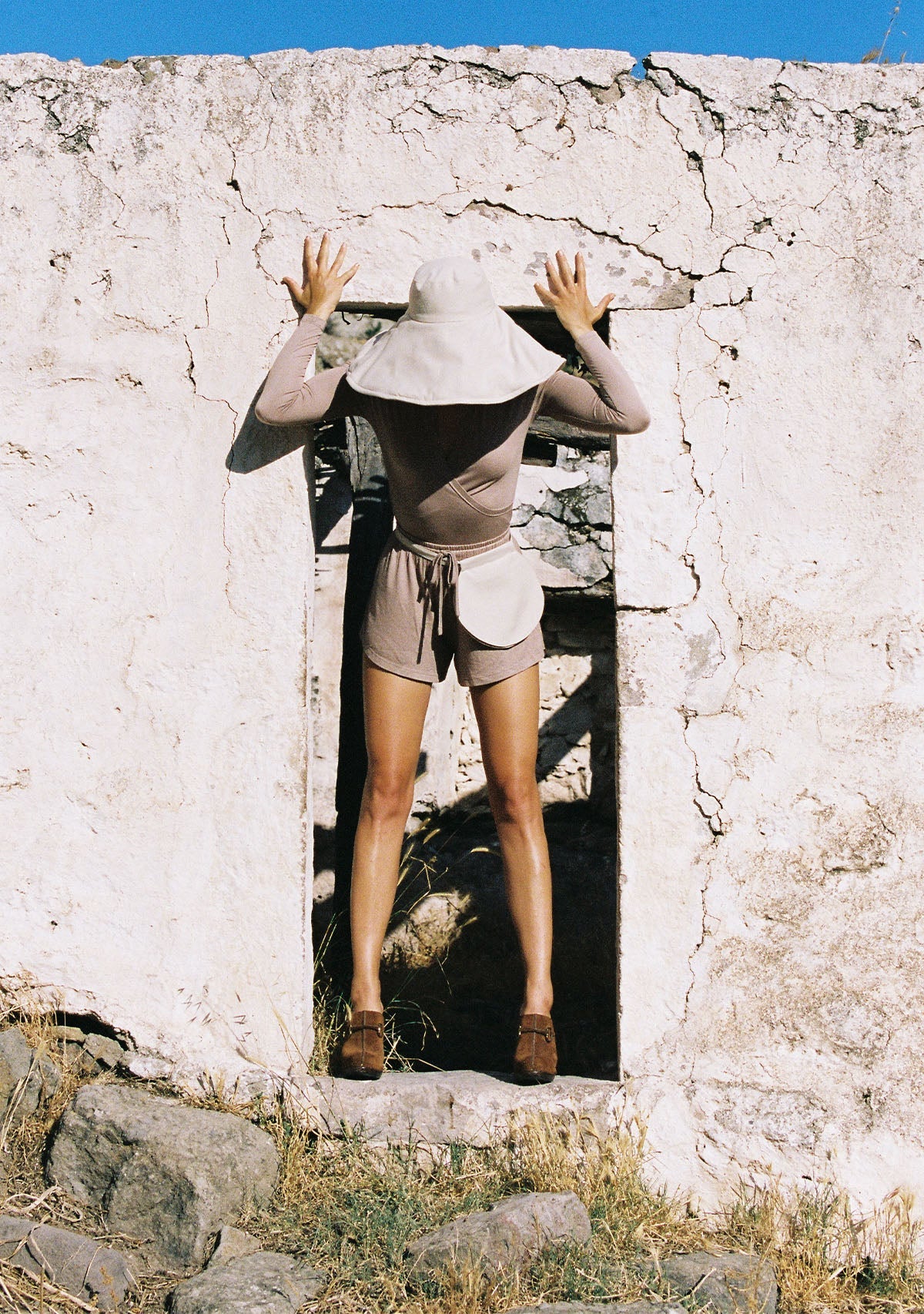 Tiny-Gölgelikli Büyük Krem Şapka-Şapka-7-Milagron.com