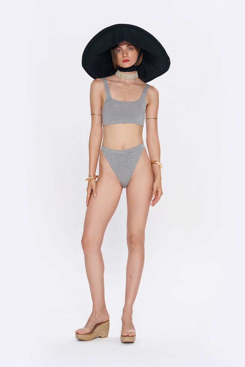 Tiny-Gri İç Giyim Takımı-İç Giyim Setleri-1-Milagron.com