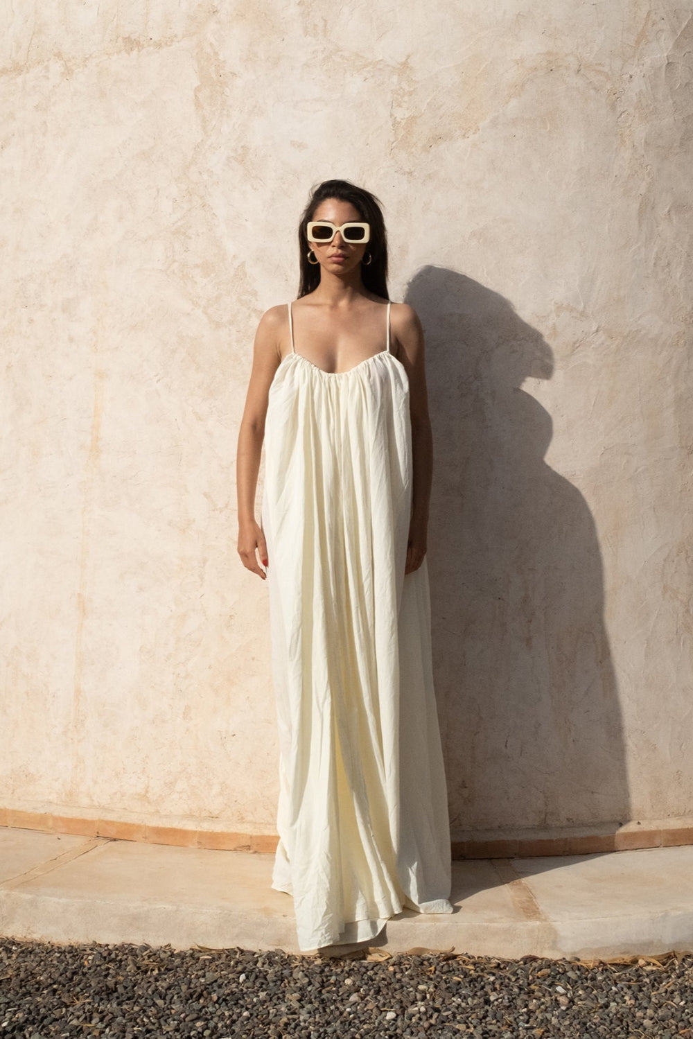 Tiny-İp Askılı Geniş Kesim Limon Elbise-Elbise-1-Milagron.com