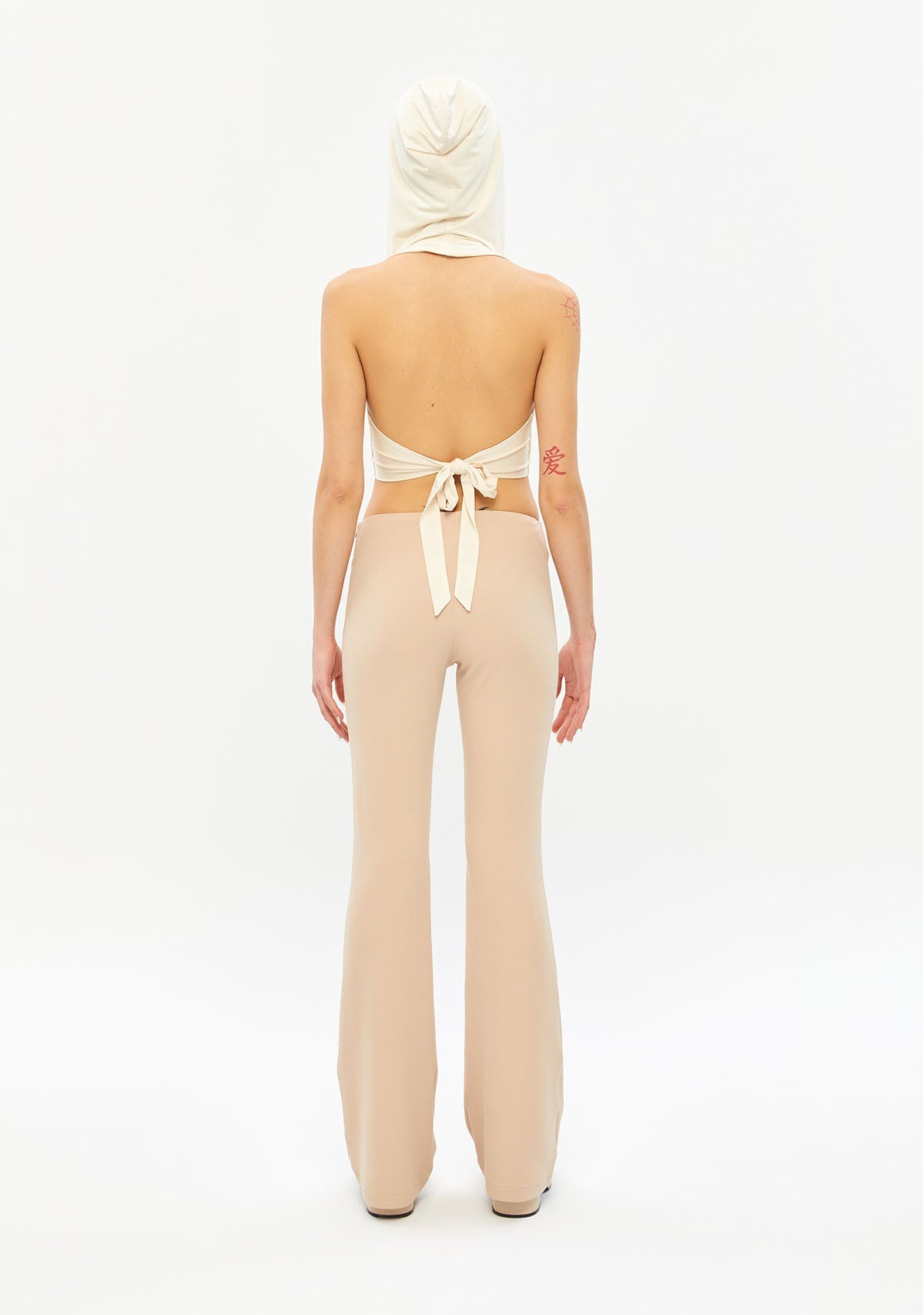 Tiny-İspanyol Paça Krem Pantolon-Kumaş Pantolon-2-Milagron.com