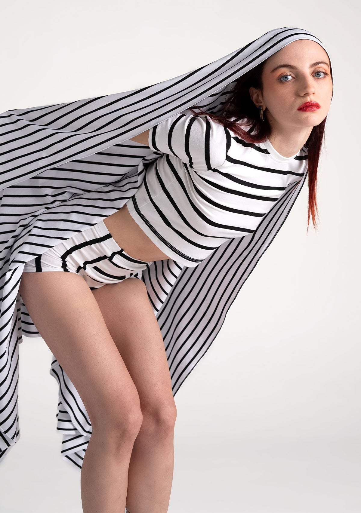 Tiny-Kalın Çizgili Boxer-Ev Şort-6-Milagron.com