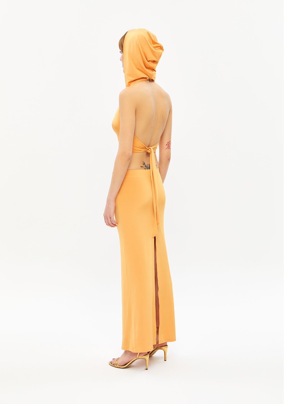 Tiny-Kapüşonlu Turuncu Büstiyer-Top-9-Milagron.com