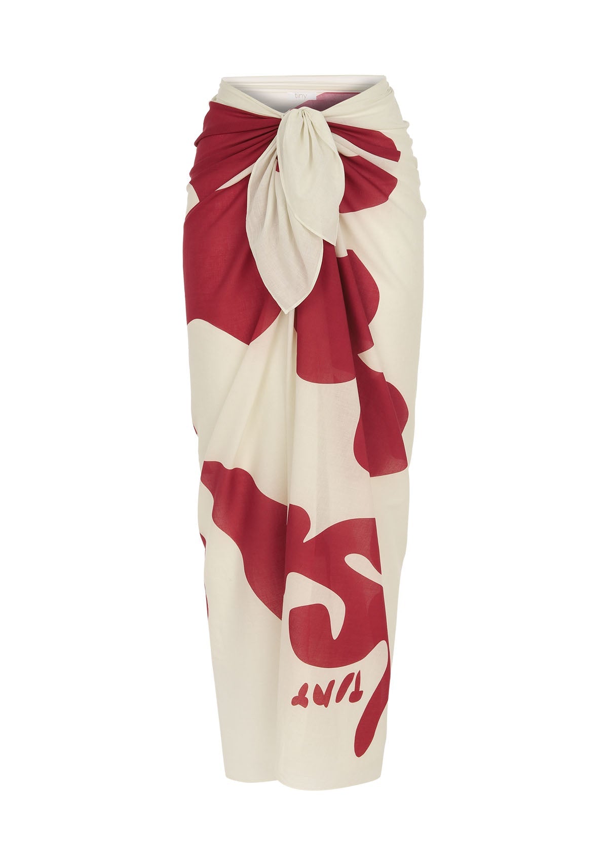 Tiny-Kırmızı Desenli Pareo-Pareo & Bandana-8-Milagron.com