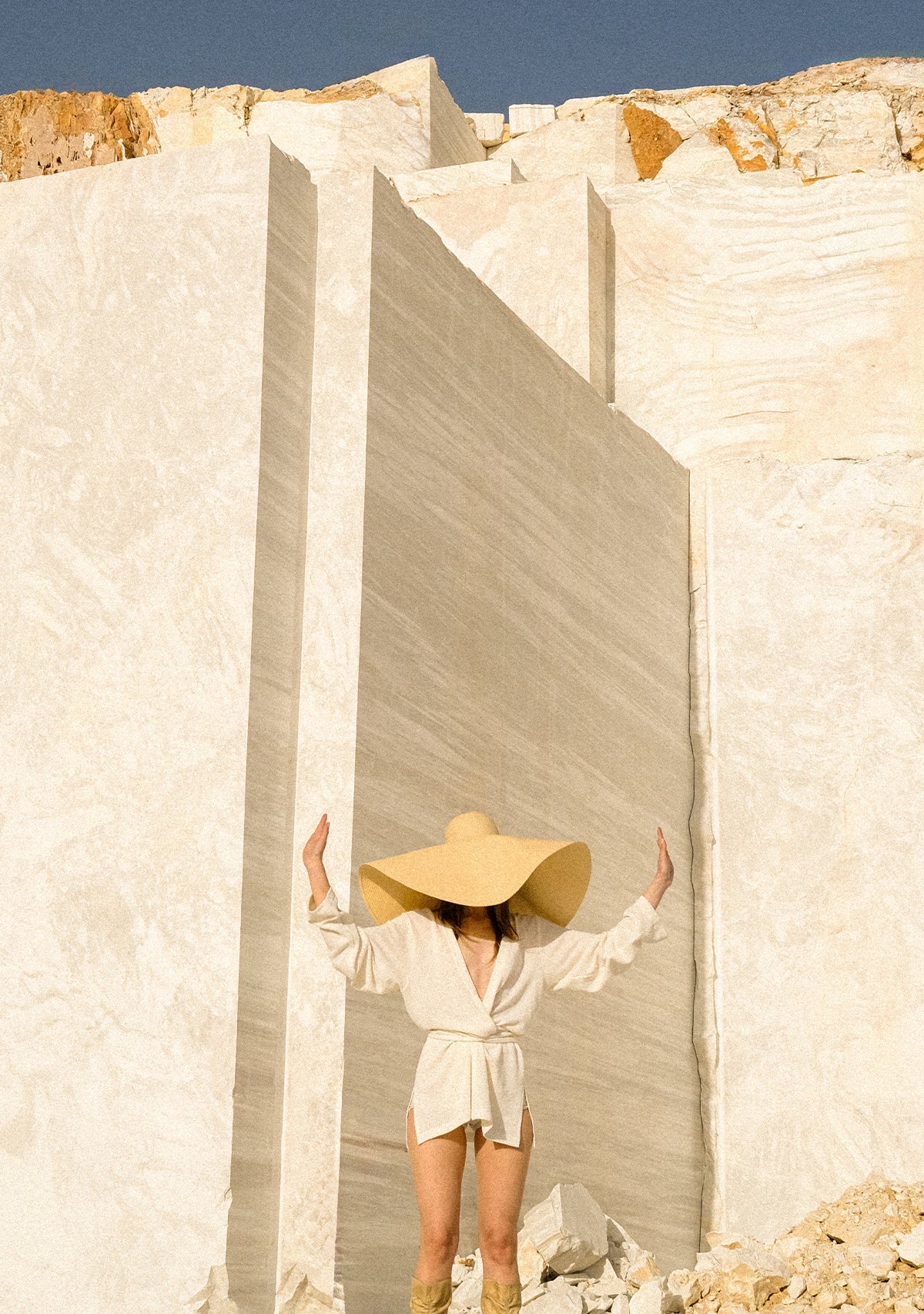 Tiny-Krem Bağlamalı Triko Gömlek-3-Milagron.com