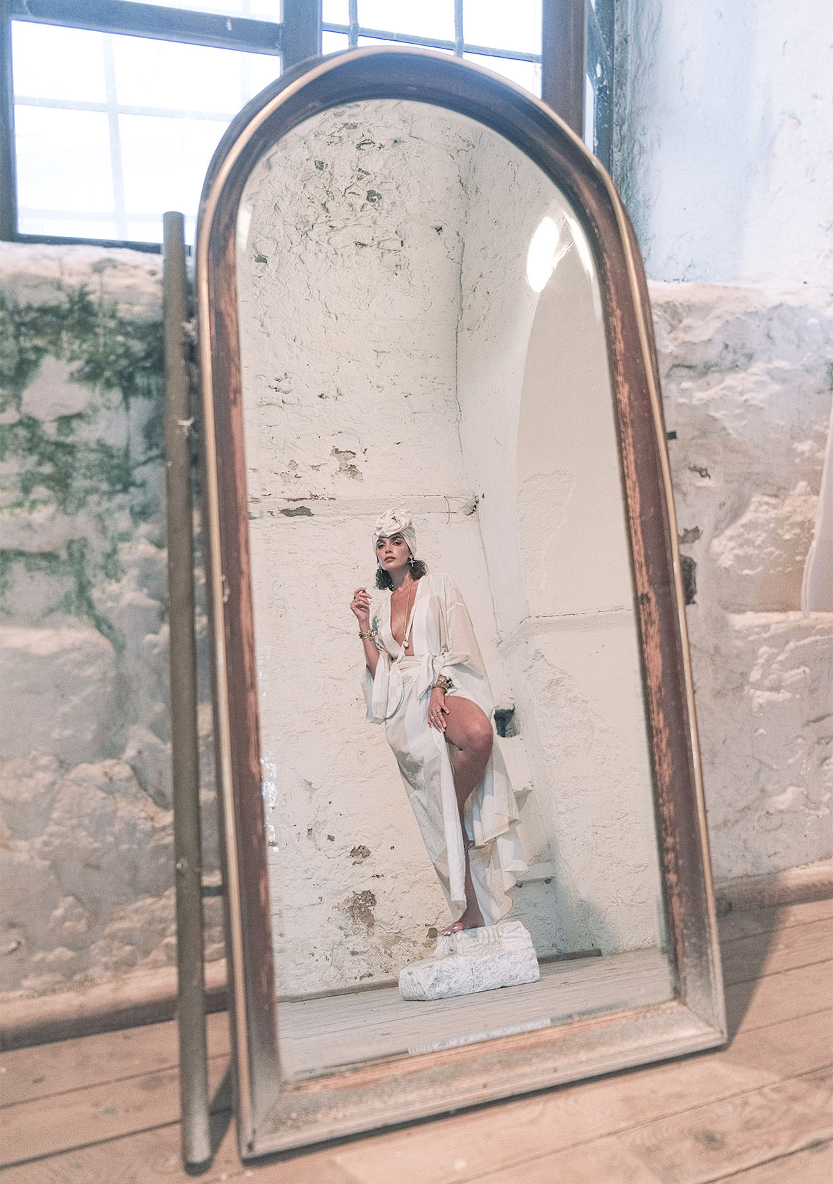 Tiny-Krem Desenli Kimono-Kimono-7-Milagron.com