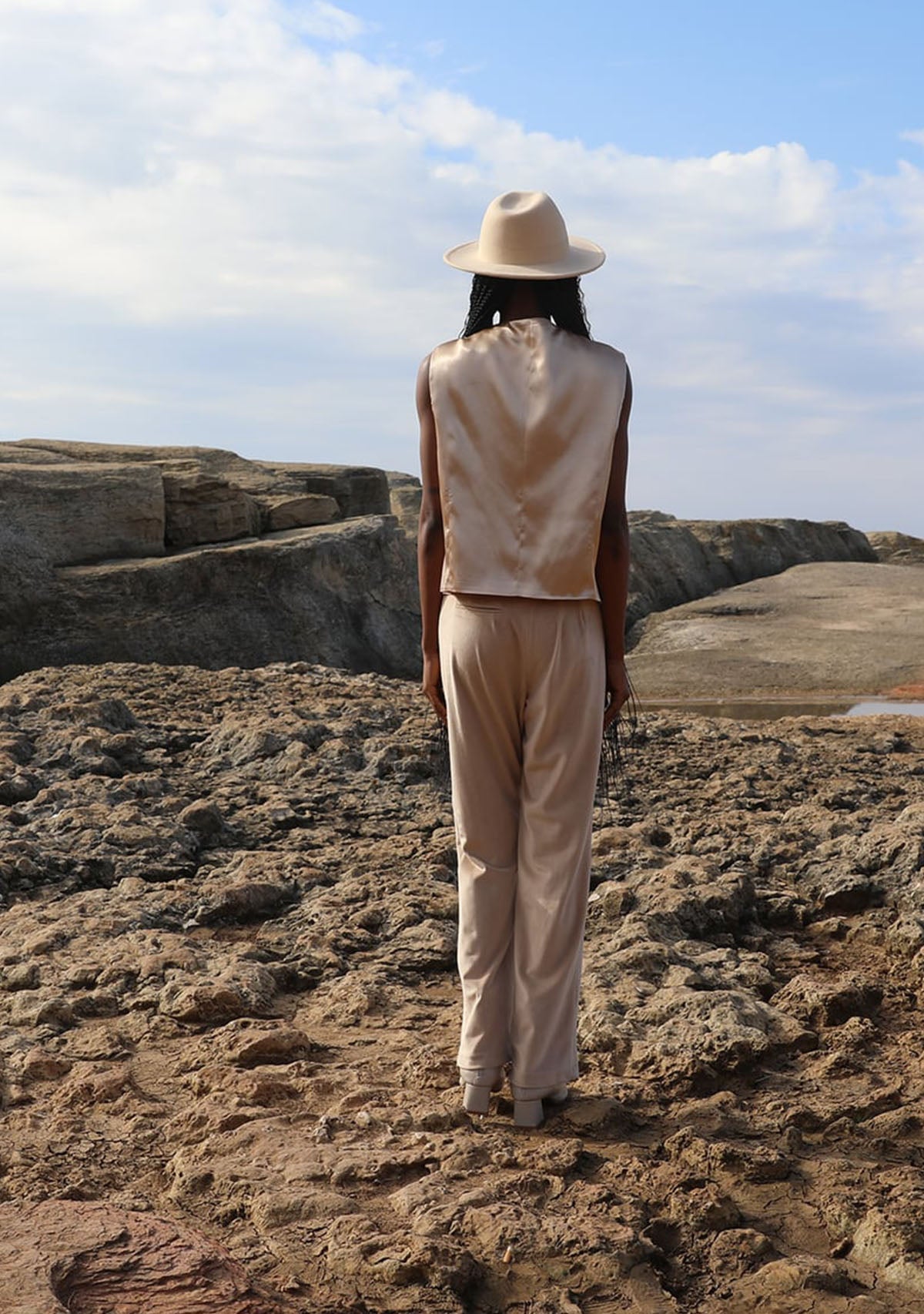 Tiny-Krem Kadife Yelek-Yelek-4-Milagron.com