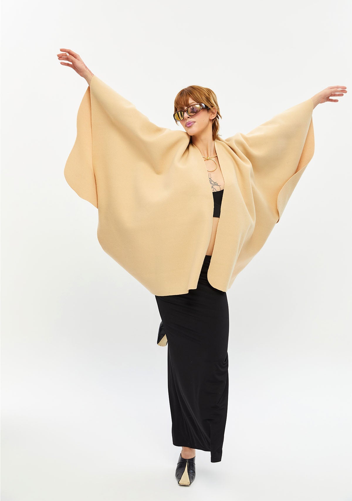 Tiny-Krem Kaşe şal-Şal & Fular-12-Milagron.com