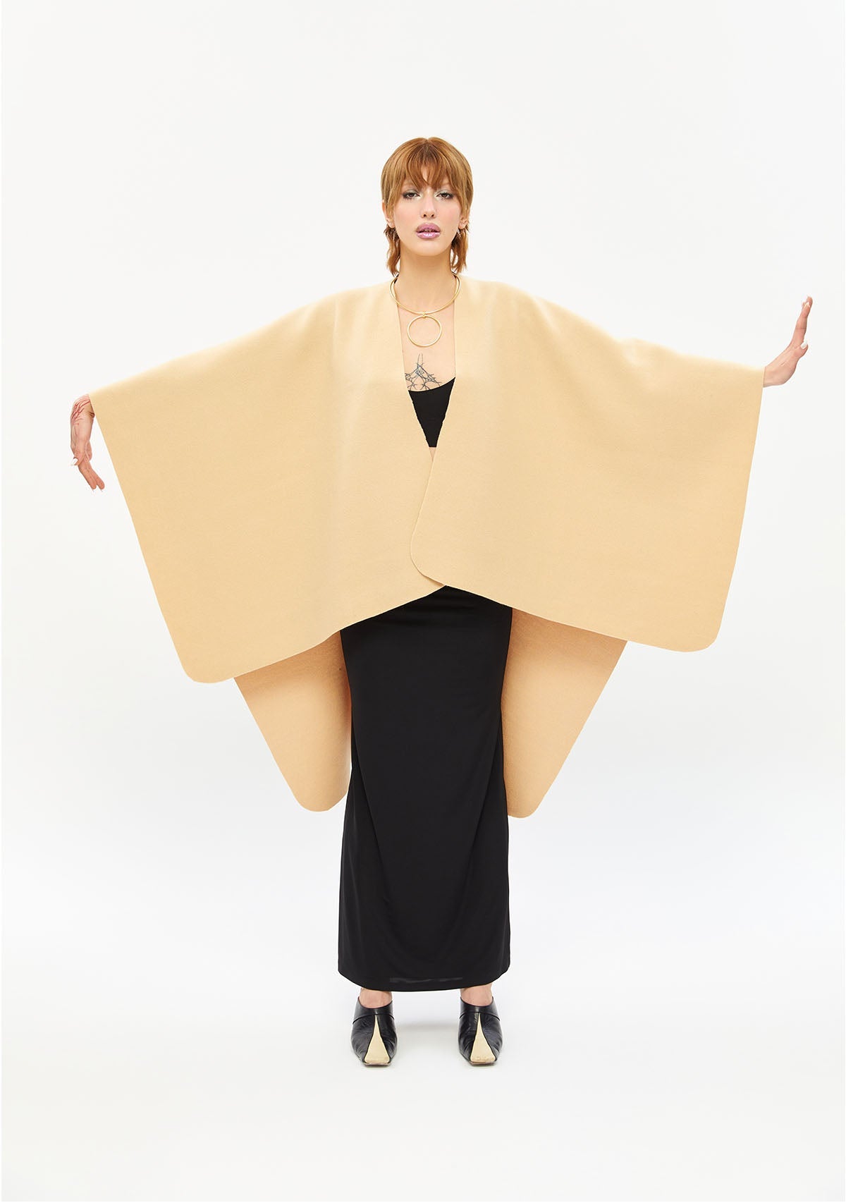 Tiny-Krem Kaşe şal-Şal & Fular-3-Milagron.com