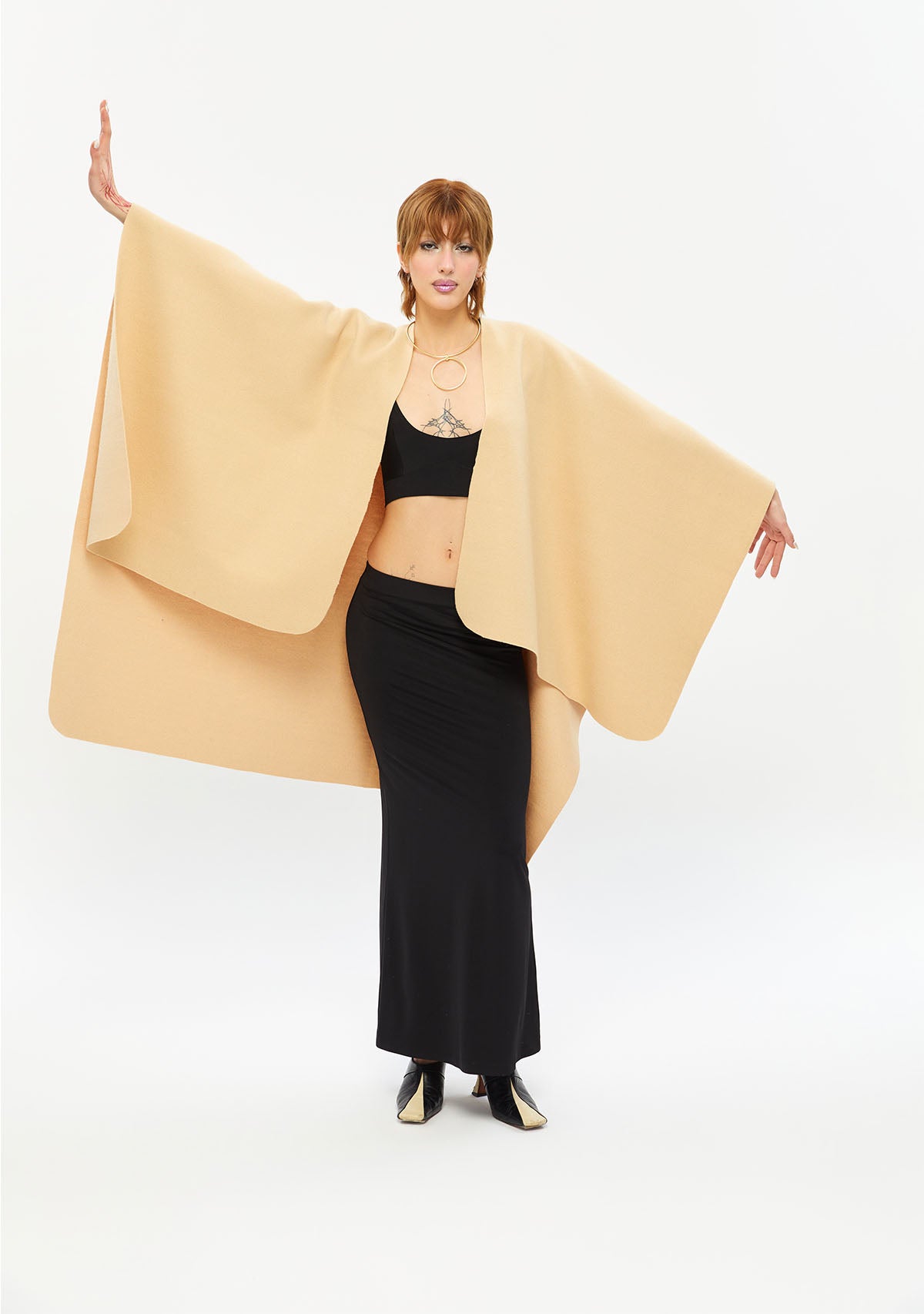 Tiny-Krem Kaşe şal-Şal & Fular-4-Milagron.com