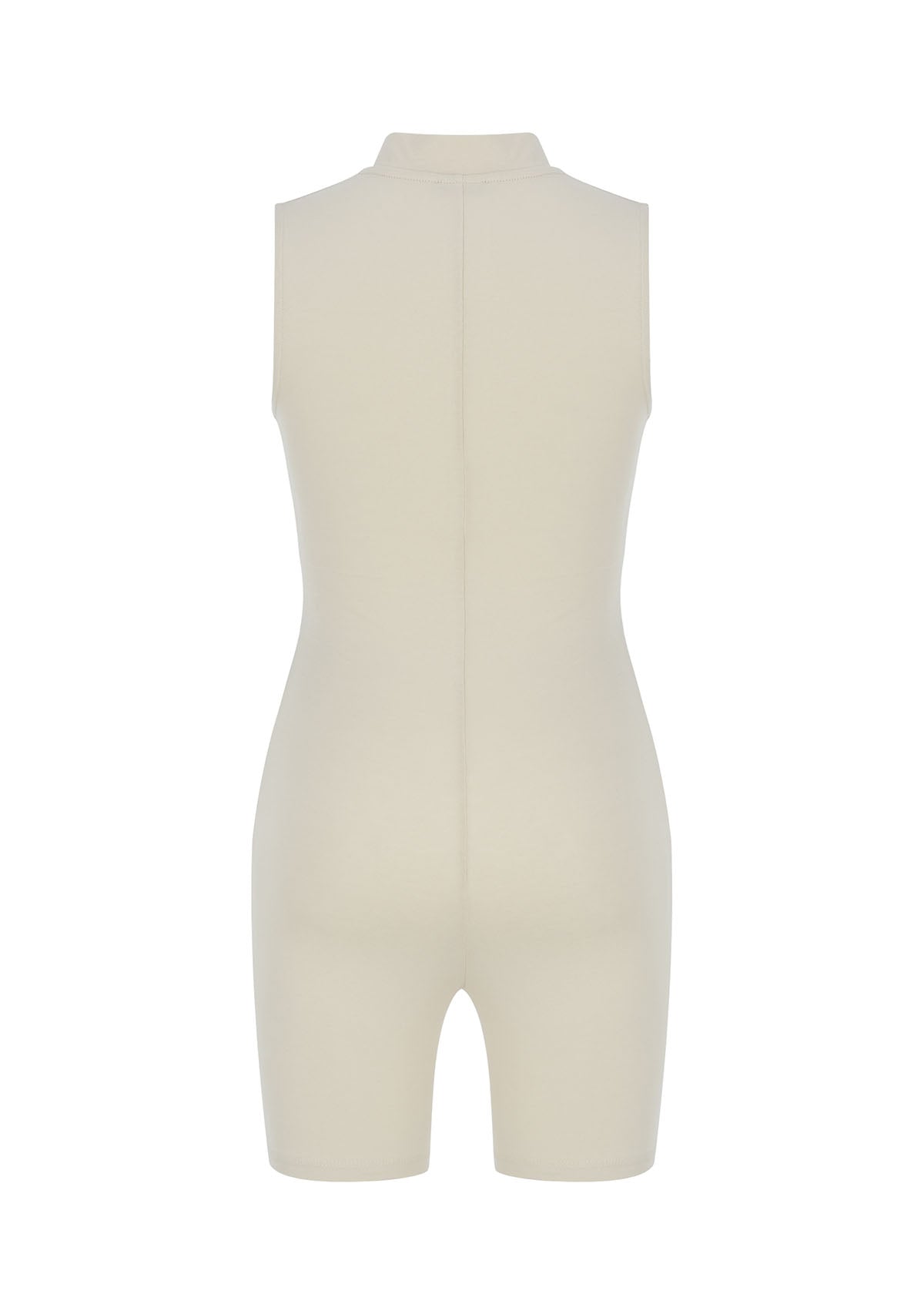 Tiny-Krem Önden Fermuarlı Şort Bodysuit-Bodysuit-8-Milagron.com