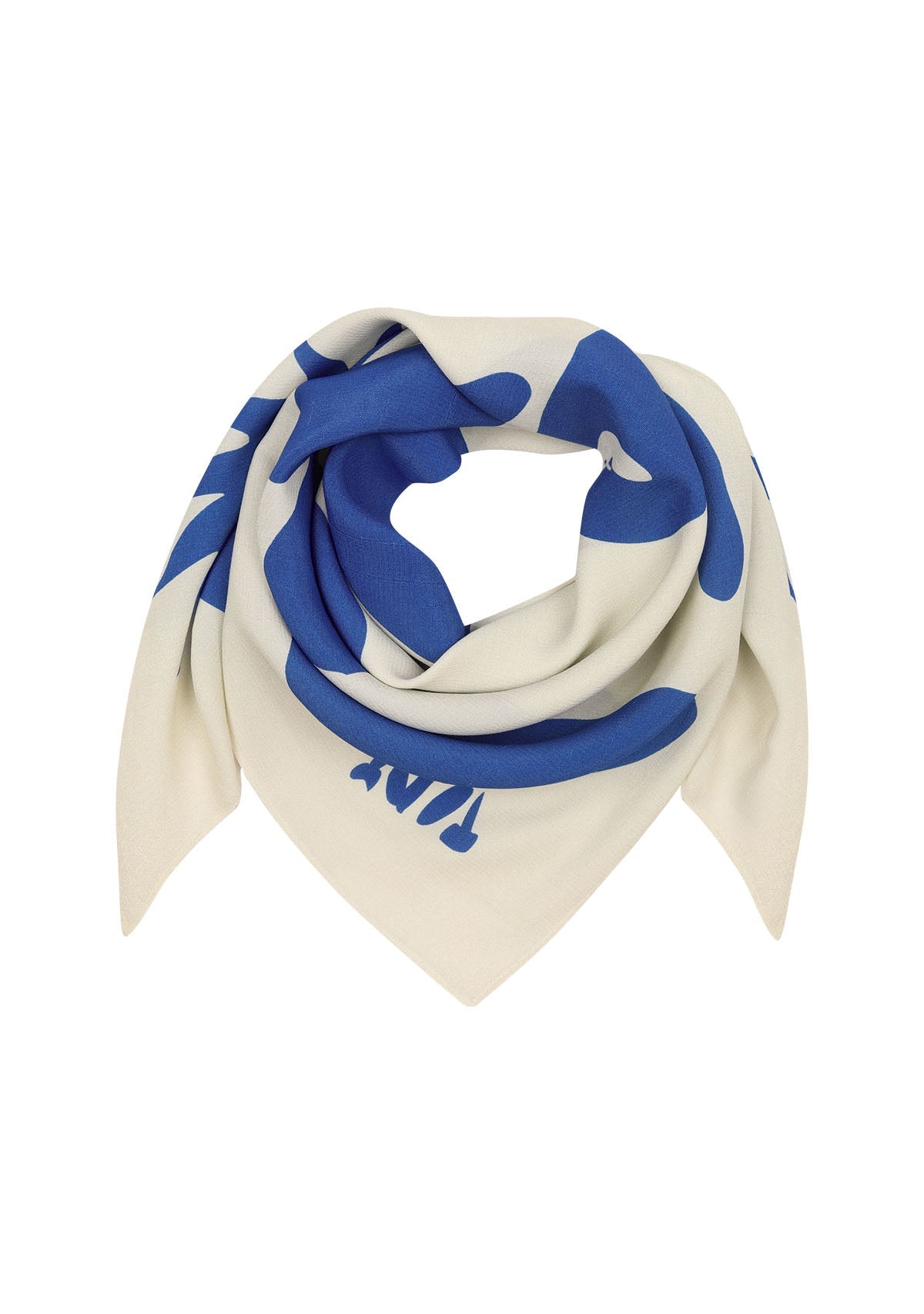 Tiny-Mavi Desenli Fular-Şal & Fular-7-Milagron.com