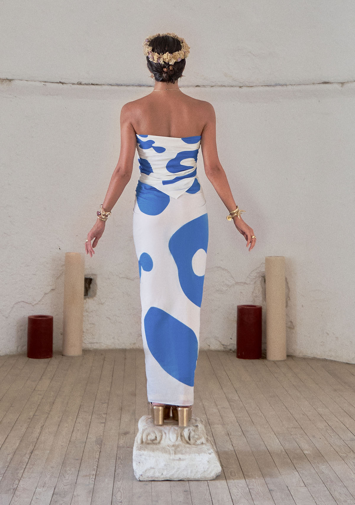 Tiny-Mavi Desenli Pareo-Pareo & Bandana-2-Milagron.com