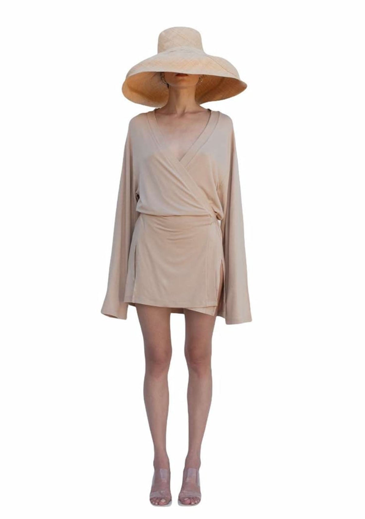 Tiny-Nude Bağlamalı Gömlek-Gömlek-3-Milagron.com