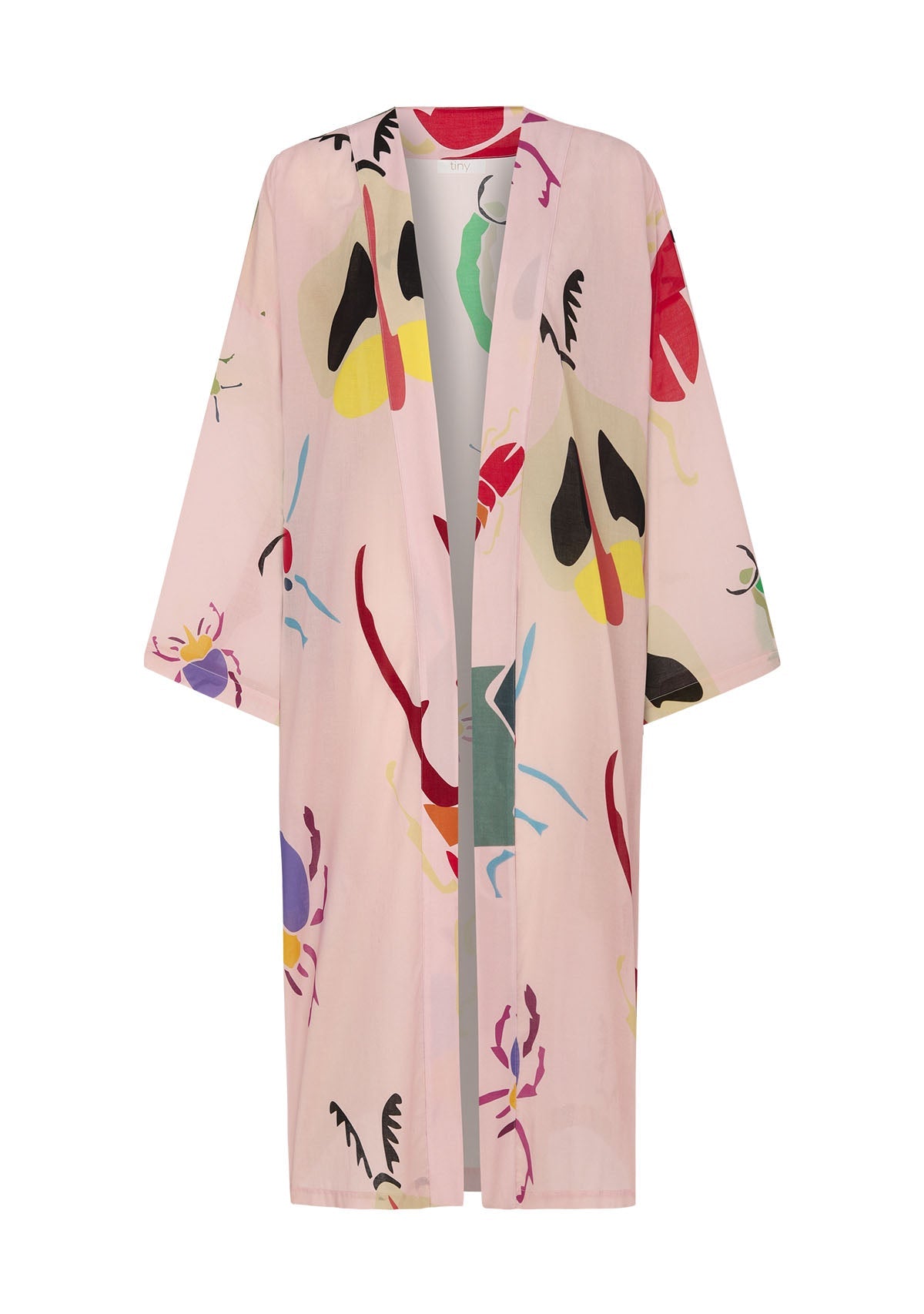 Tiny-Pembe Desenli Kimono-Kimono-6-Milagron.com