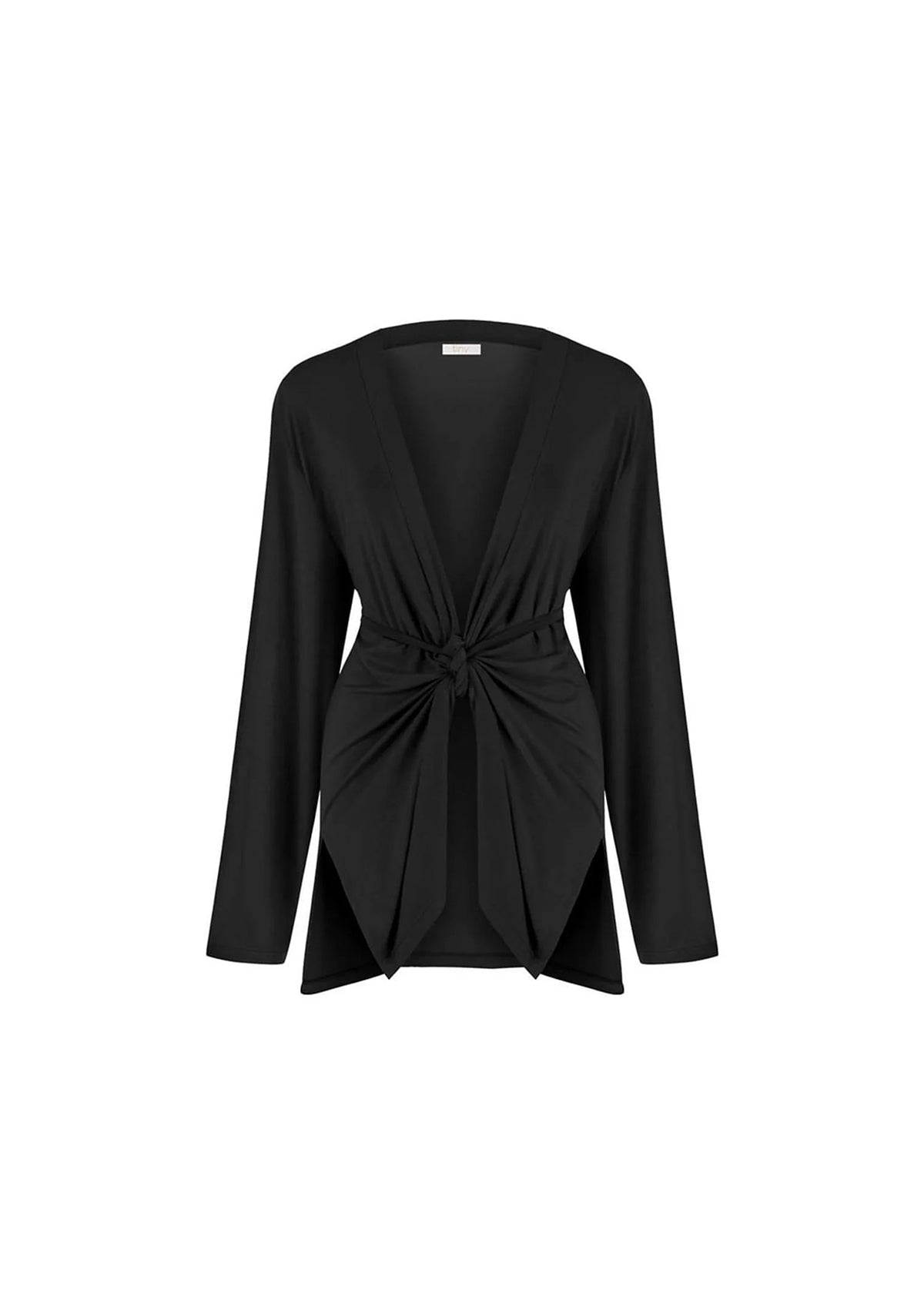 Tiny-Siyah Bağlamalı Gömlek-Gömlek-9-Milagron.com