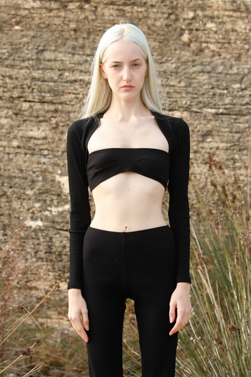 Tiny-Siyah Esnek Büstiyer-Top-1-Milagron.com